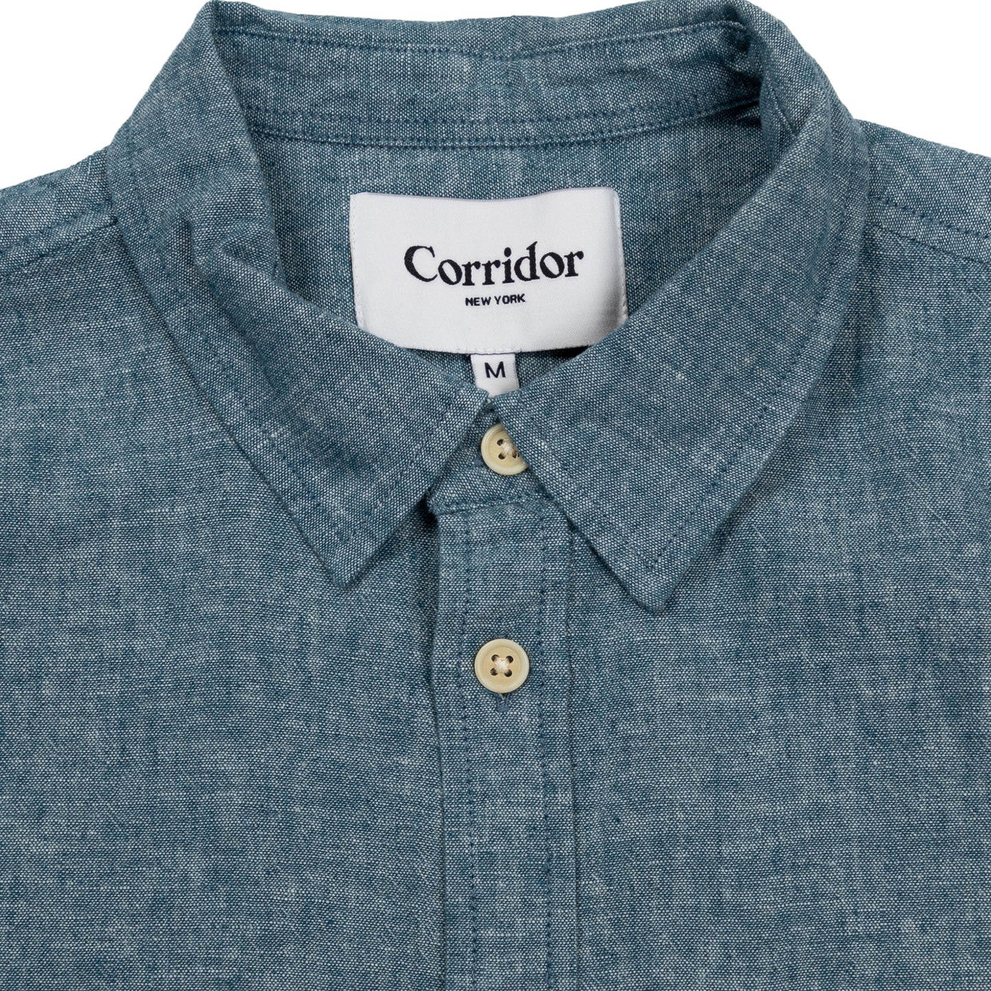 Summer Linen Chambray SS - Blue - Wallace Mercantile Shop