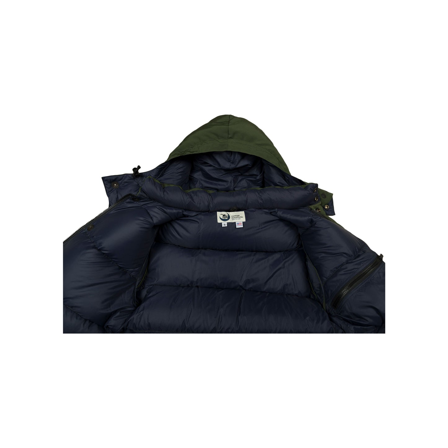Crescent Down Works Classico Down Parka Olive - Wallace Mercantile Shop