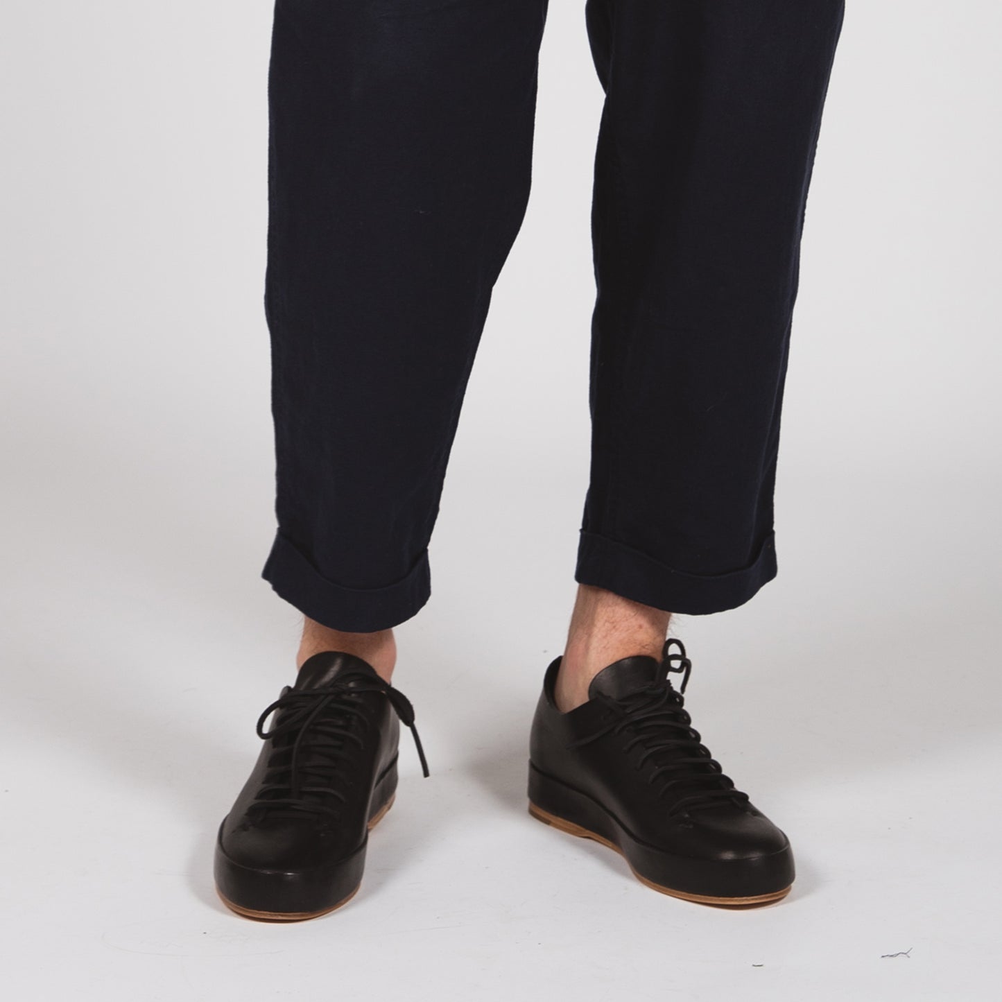 Hand Sewn Low - Black - Wallace Mercantile Shop