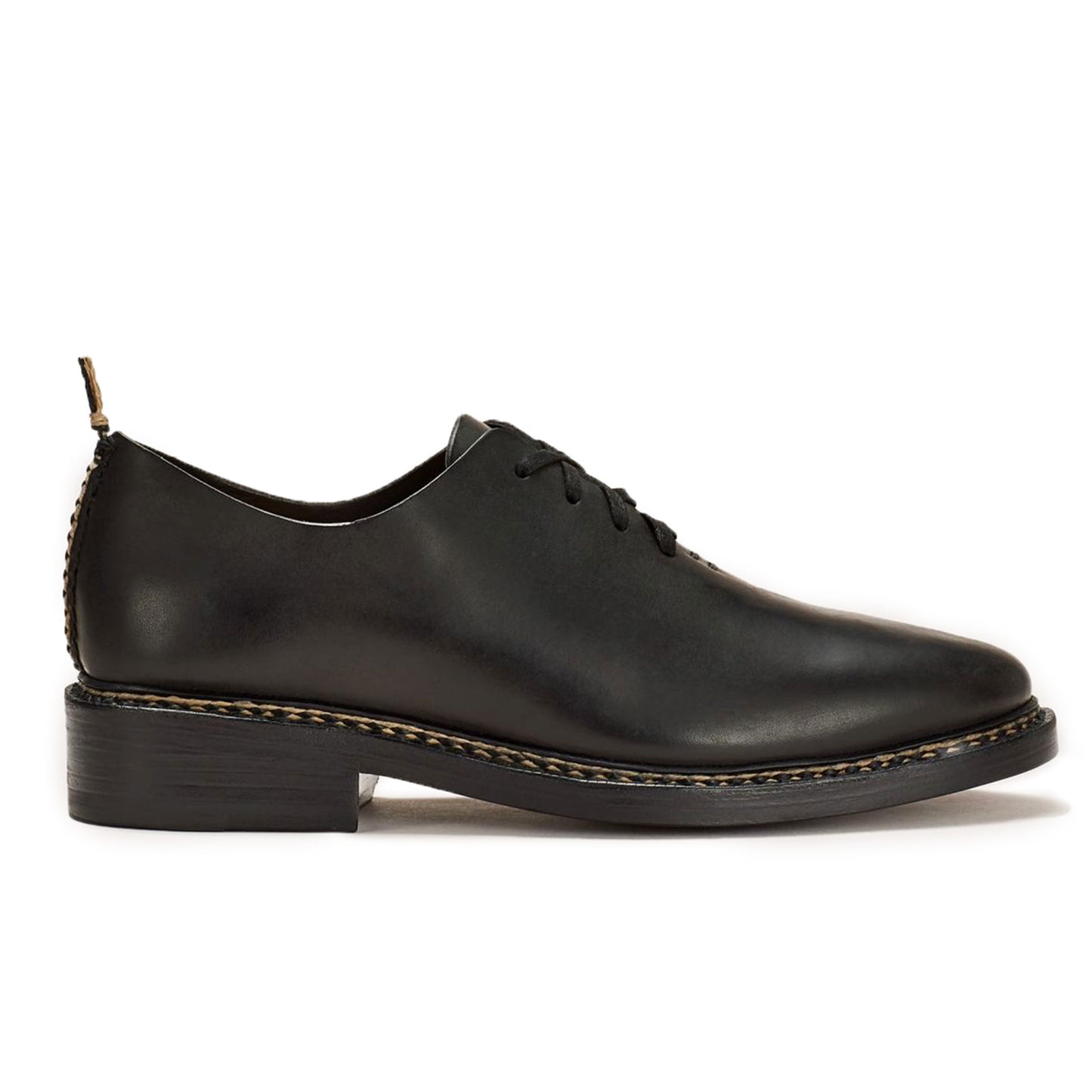 FEIT Braided Oxford Shoe Footwear Leather Black Side