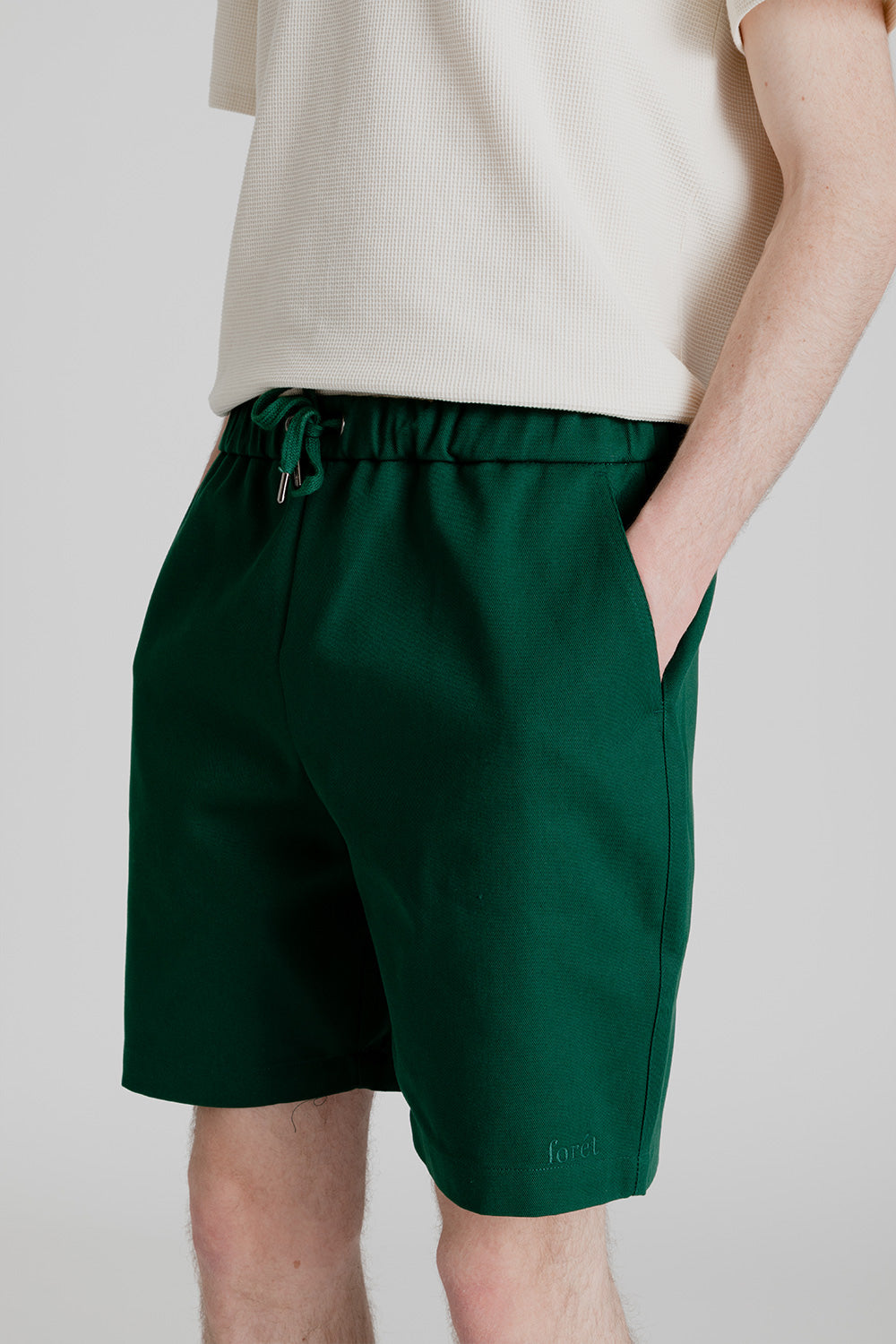 foret-nettle-shorts-dark-green