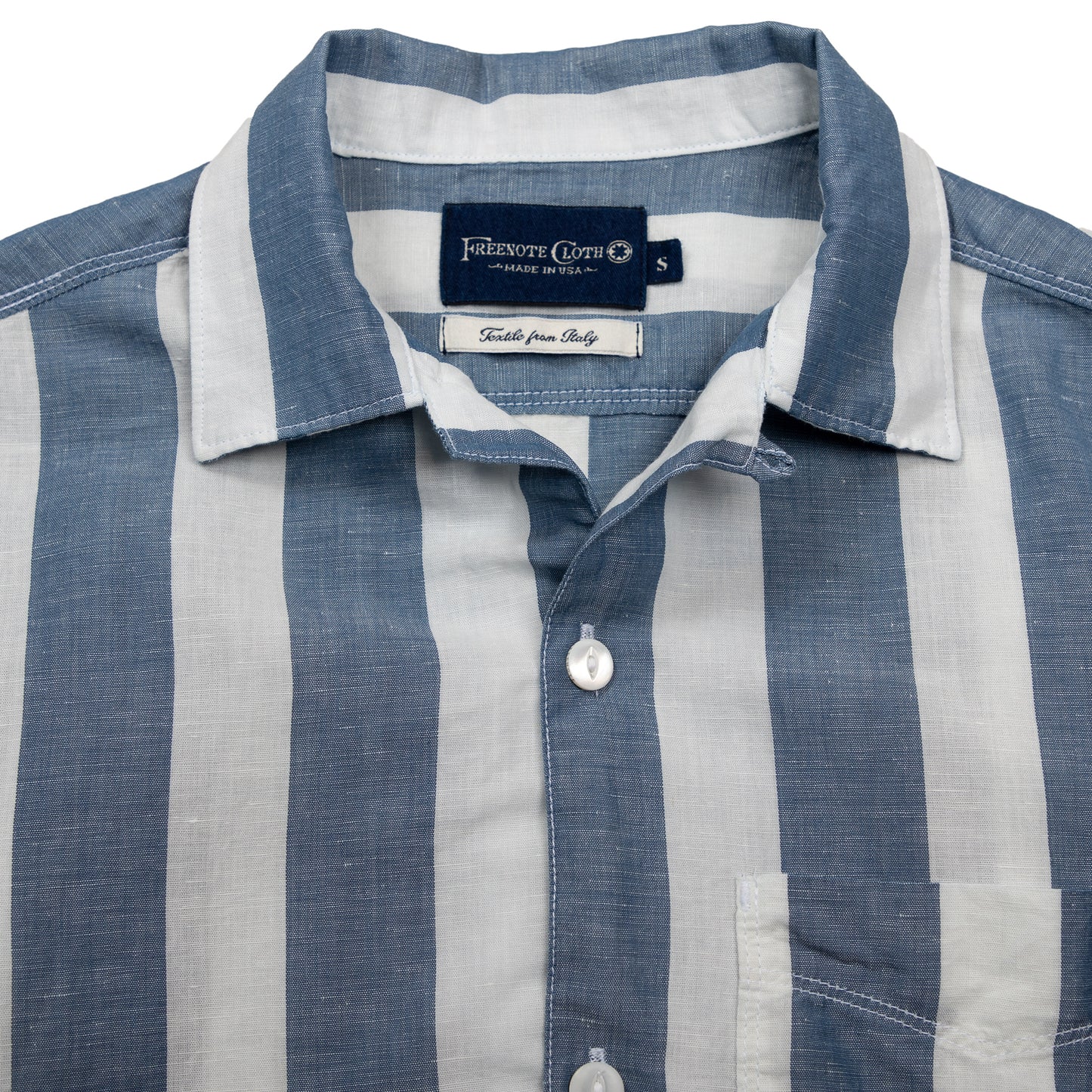 Hawaiian Shirt - Awning Stripe - Wallace Mercantile Shop