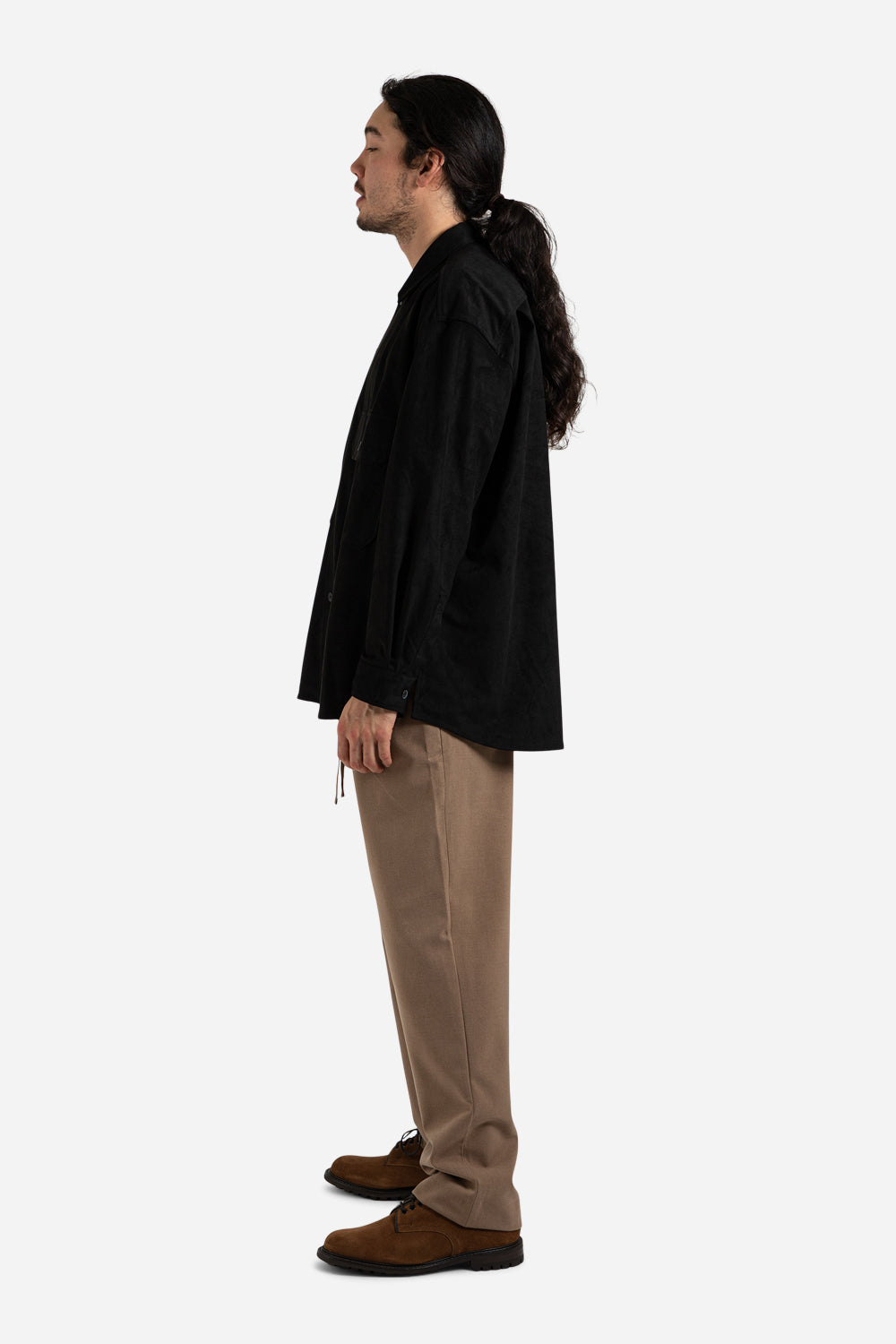 frizmwork_suede_oversized_CPO_shirt_black