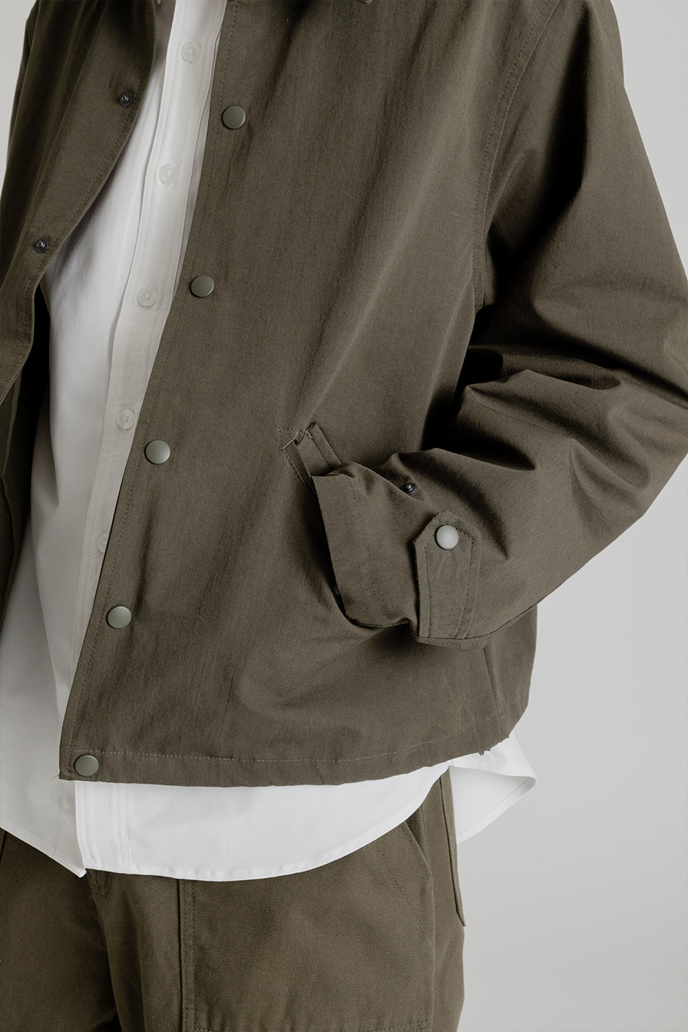 Frizmworks Melbou Blouson Jacket in Olive