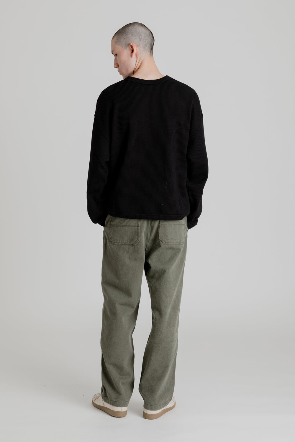 Frizmworks Semi Crop LS Tee in Black