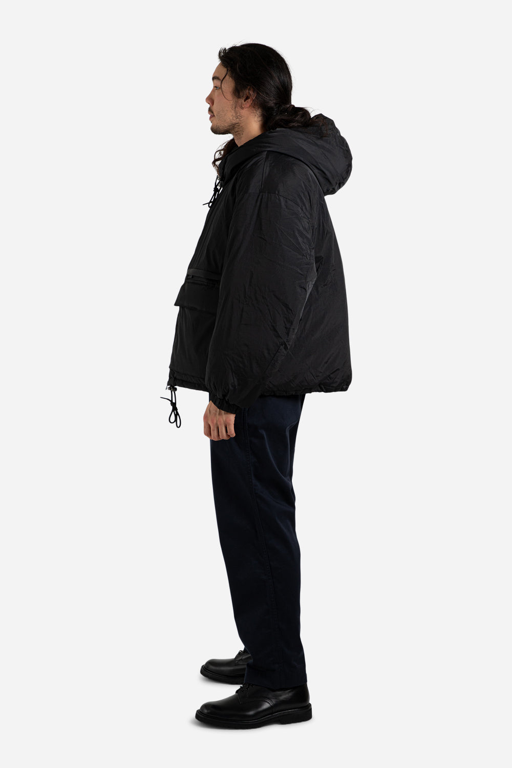 frizmworks_nylon_hooded_puffer_down_Parka_black