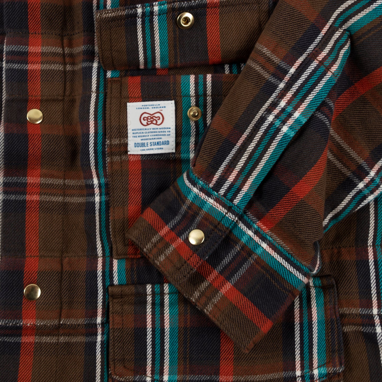 Garbstore Flight Shirt in Brown at Wallace Mercantile Shop