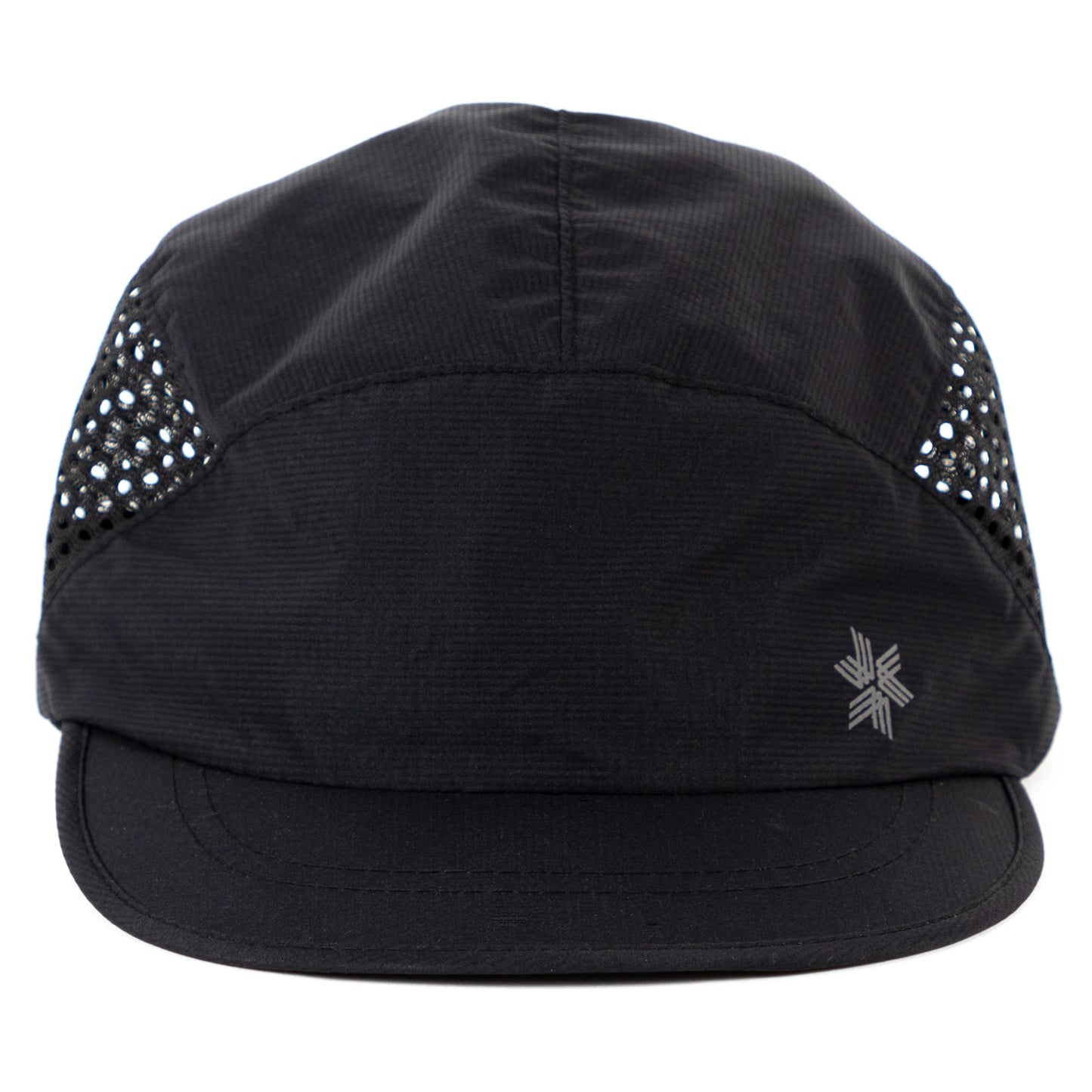 Goldwin short brim mesh cap black