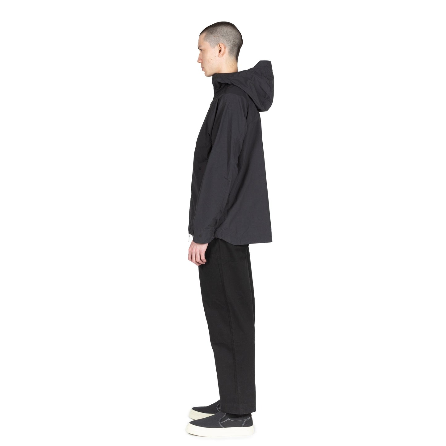 Goldwin Hooded Blouson Black rain gear all weather sportswear outerwear hooded