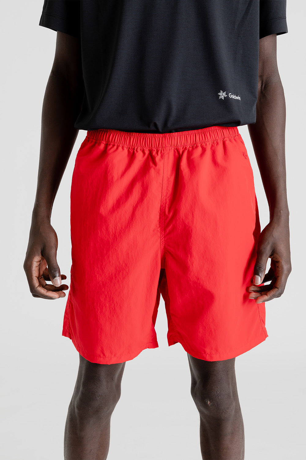 Nylon Shorts 7 inch - Fire Red - Wallace Mercantile Shop