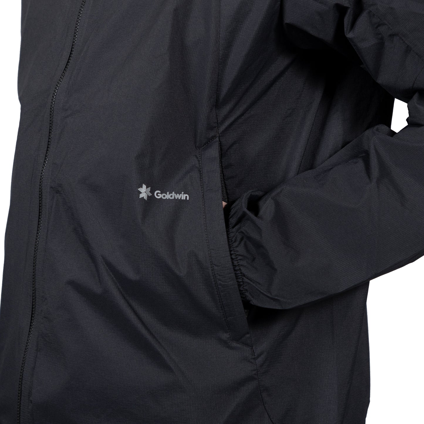 goldwin woven stretch hoodie