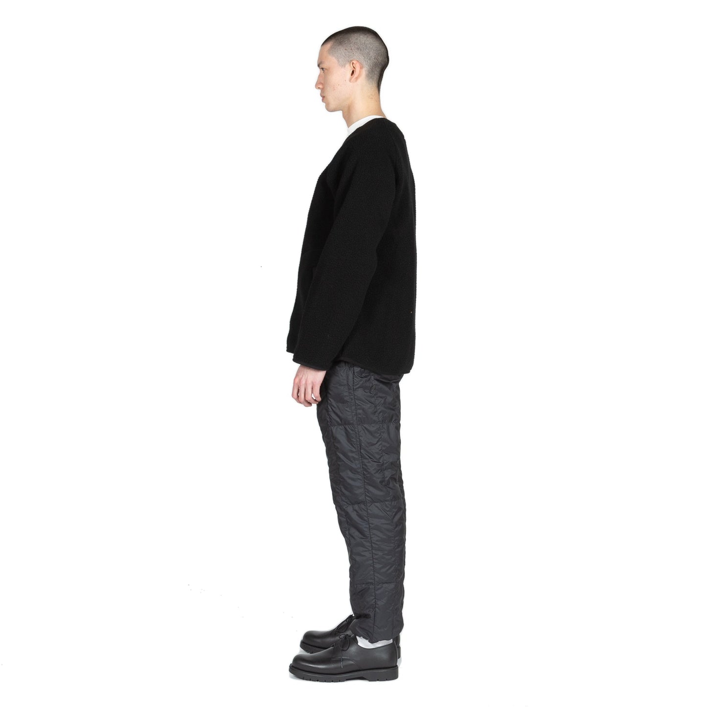 Gramicci Boa Fleece Jacket in Black outer wear warm front