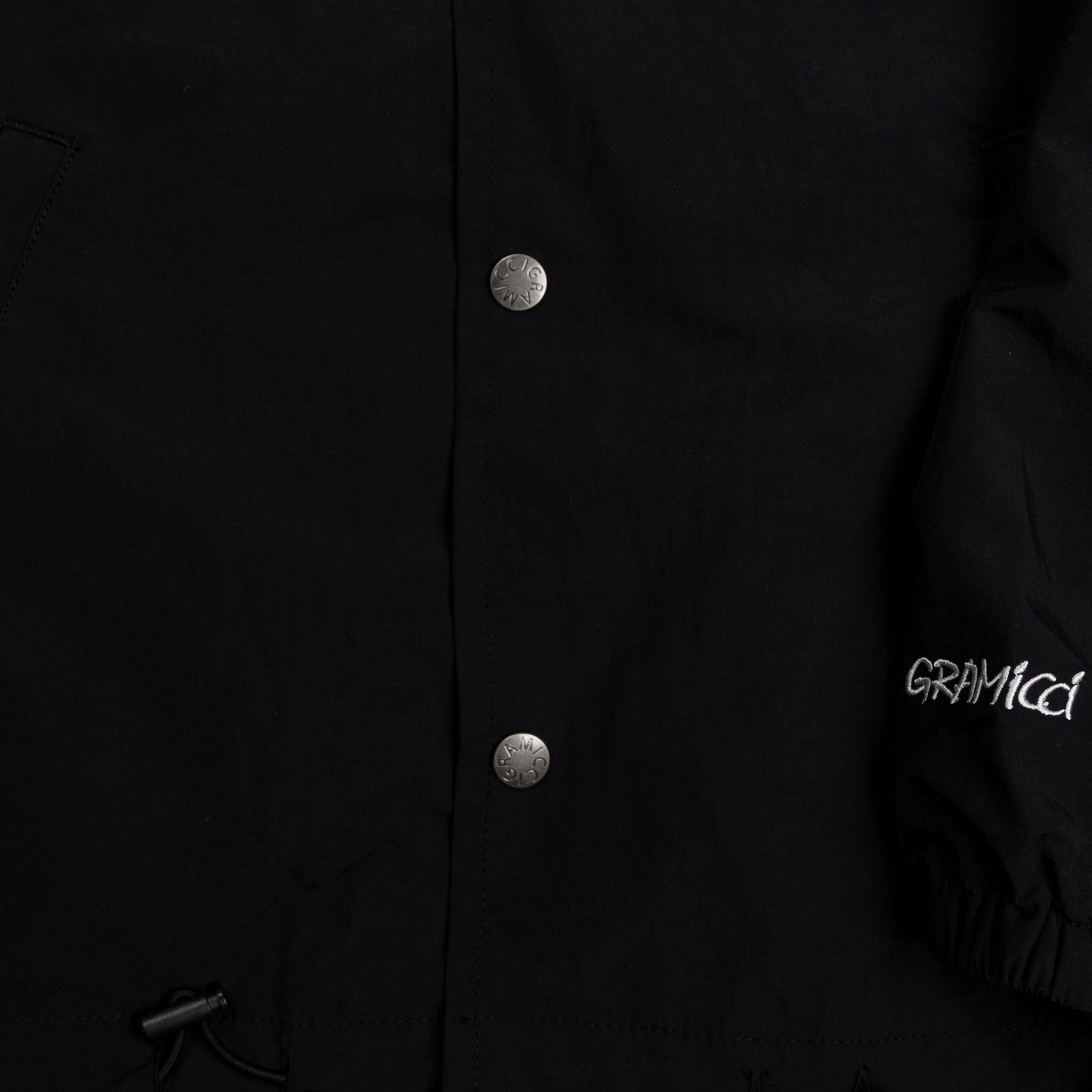 Shell Coach Jacket Black - Wallace Mercantile Shop