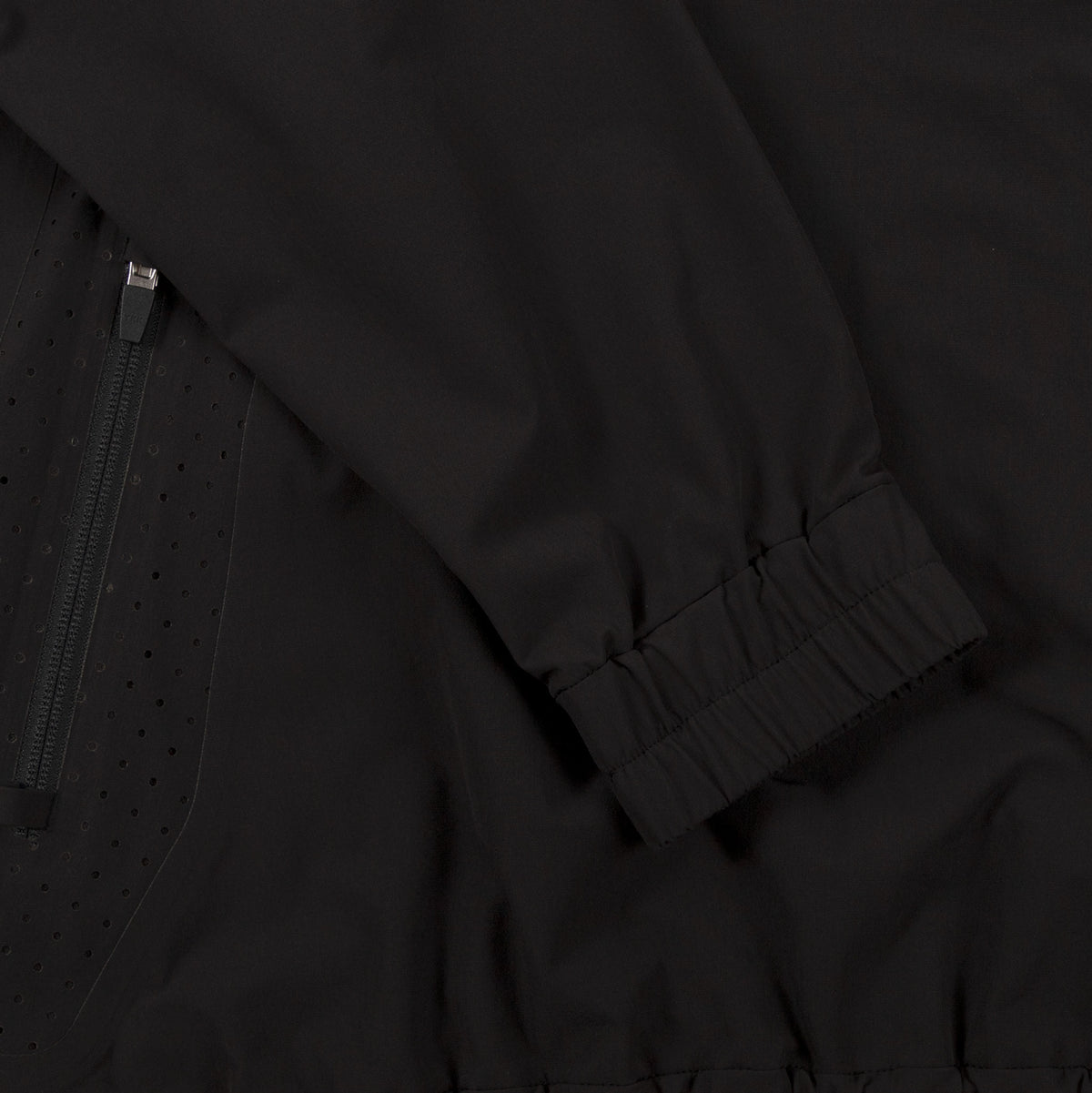 Gramicci Sonora Pertex Hoodie in Black all weather weatherproof outer wear cuff
