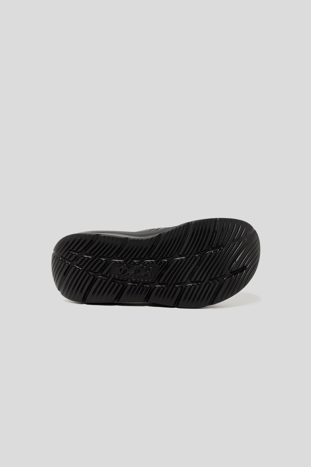 Hoka All Gender Ora recovery slide 3 in Black/Black
