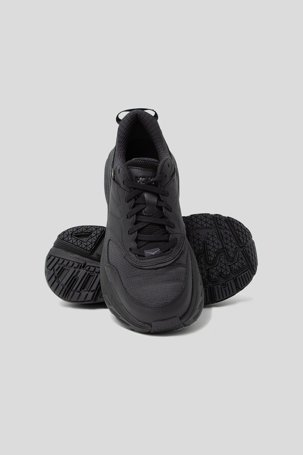 Hoka Bondi L GTX Shoe in Black / Black