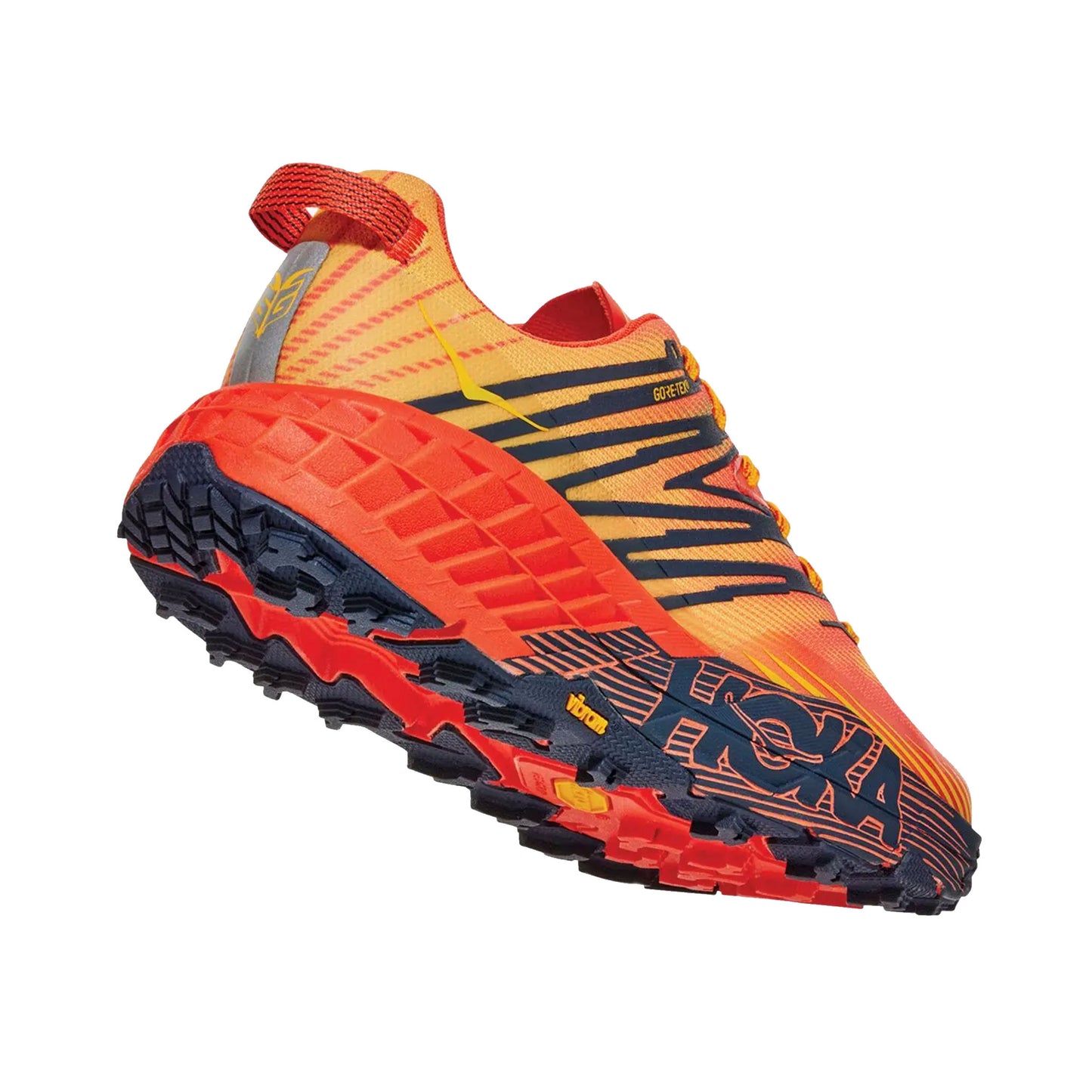hoka one one shoes online Speedgoat 4 Gore-Tex Mandarin Red Gold Fusion sneakers runners footwear