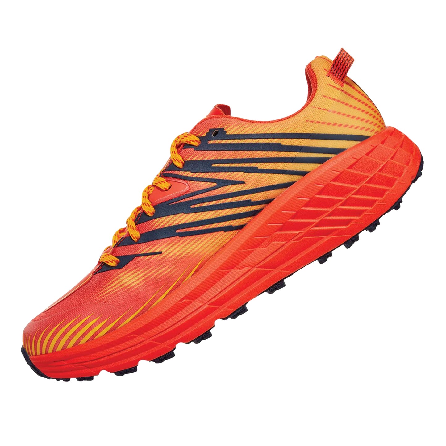 hoka one one shoes online Speedgoat 4 Gore-Tex Mandarin Red Gold Fusion sneakers runners footwear