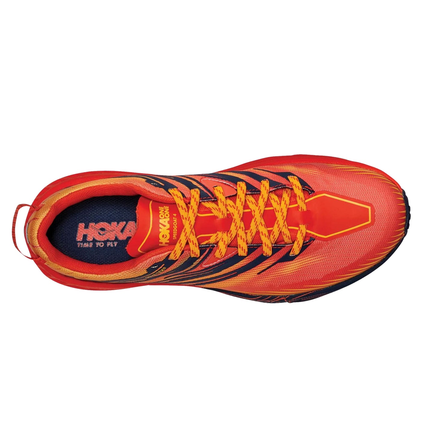 hoka one one shoes online Speedgoat 4 Gore-Tex Mandarin Red Gold Fusion sneakers runners footwear