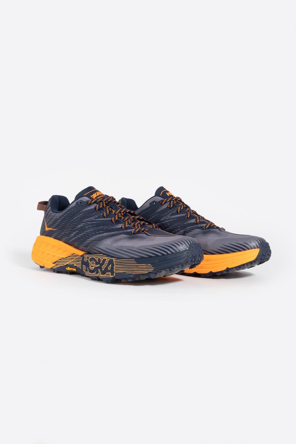Hoka one one speedgoat 4 bright marigold black iris