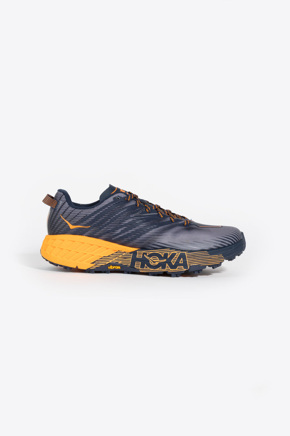 Hoka one one speedgoat 4 bright marigold black iris