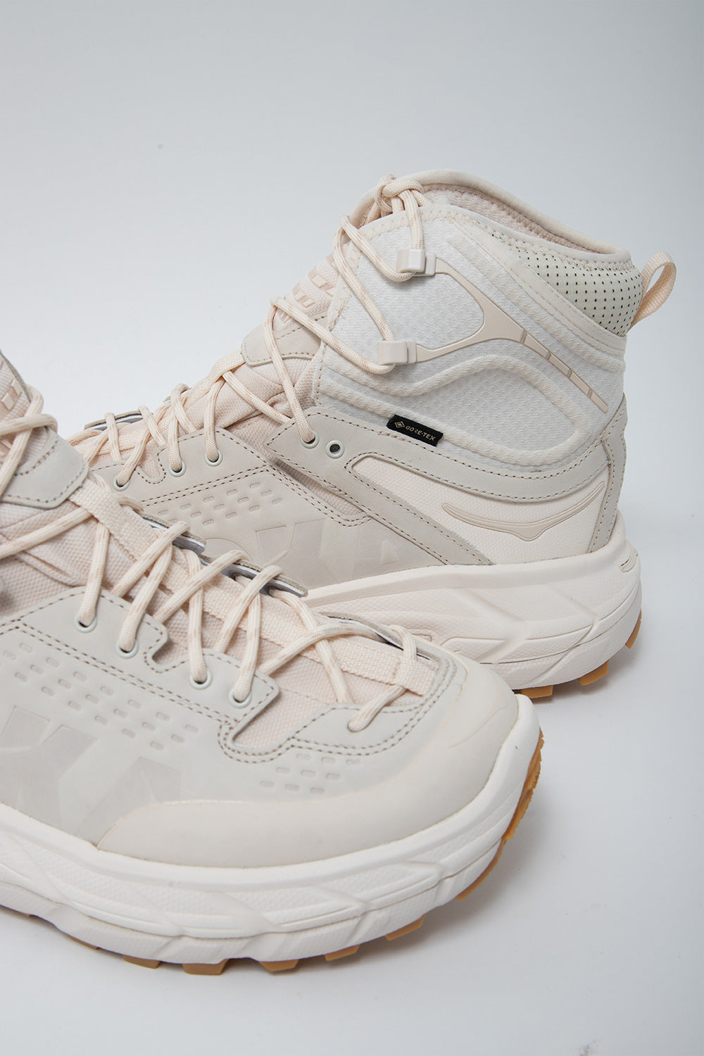 Hoka Tor Ultra Hi Boot in Eggnog / Gum