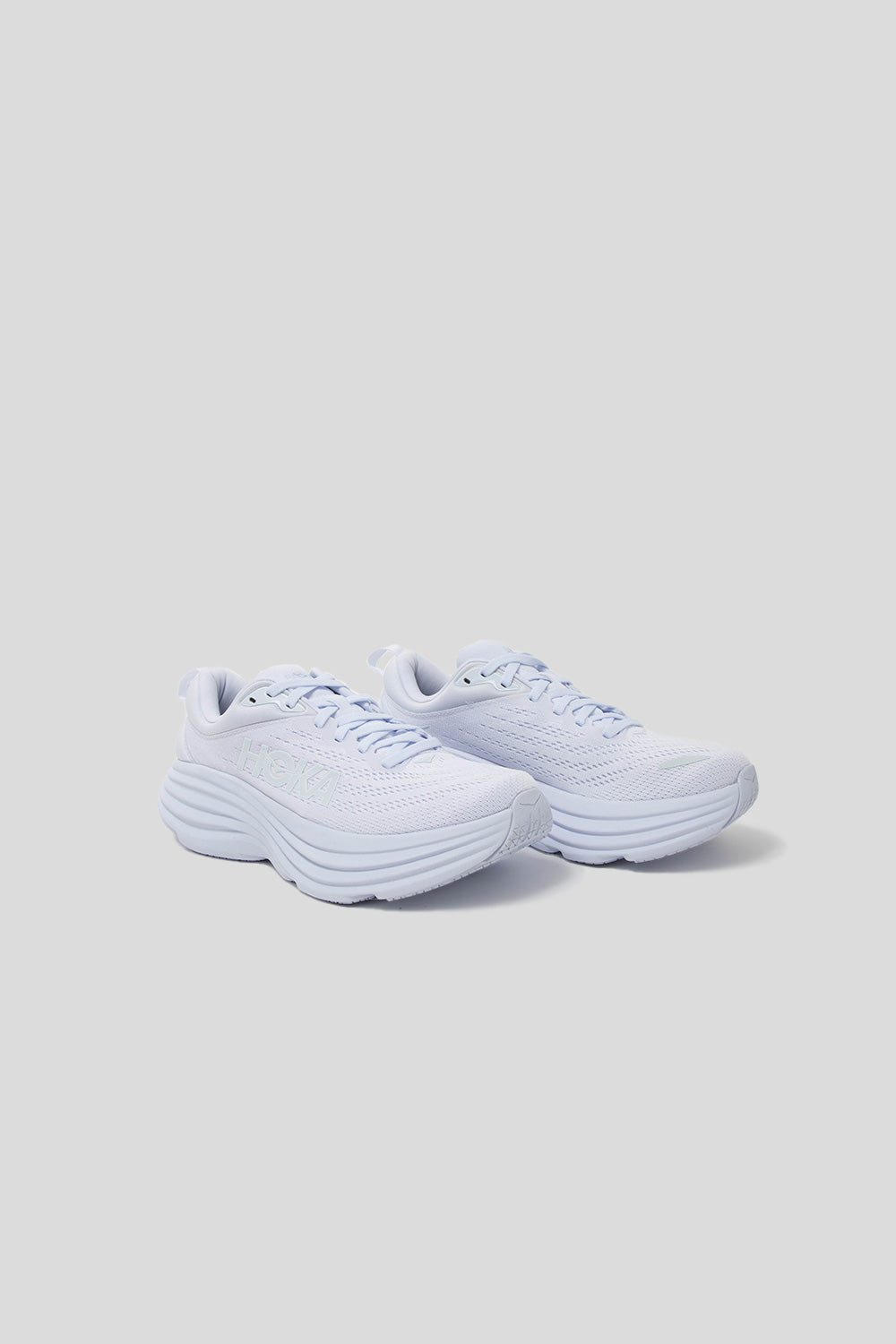 Hoka Women's Bondi 8 in White / White