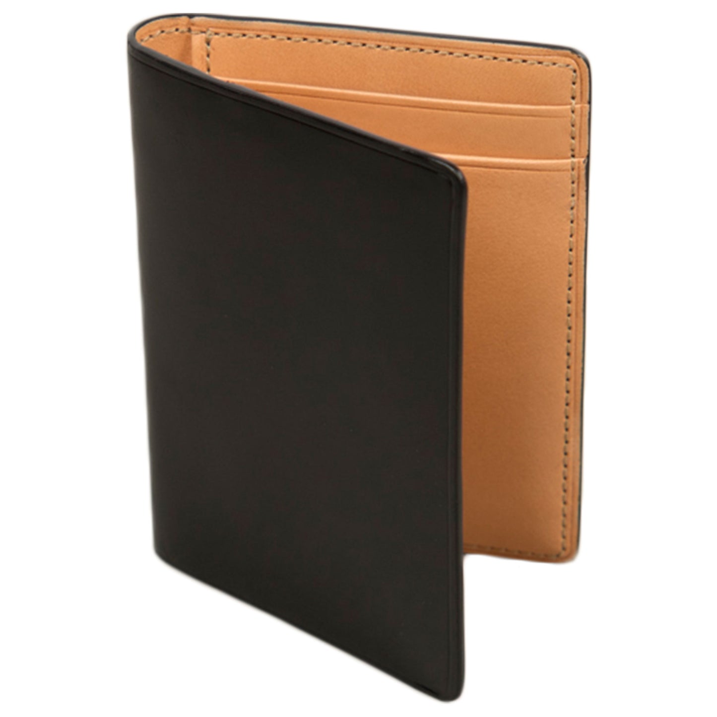 Il Bussetto Bi Fold Card Case in Black