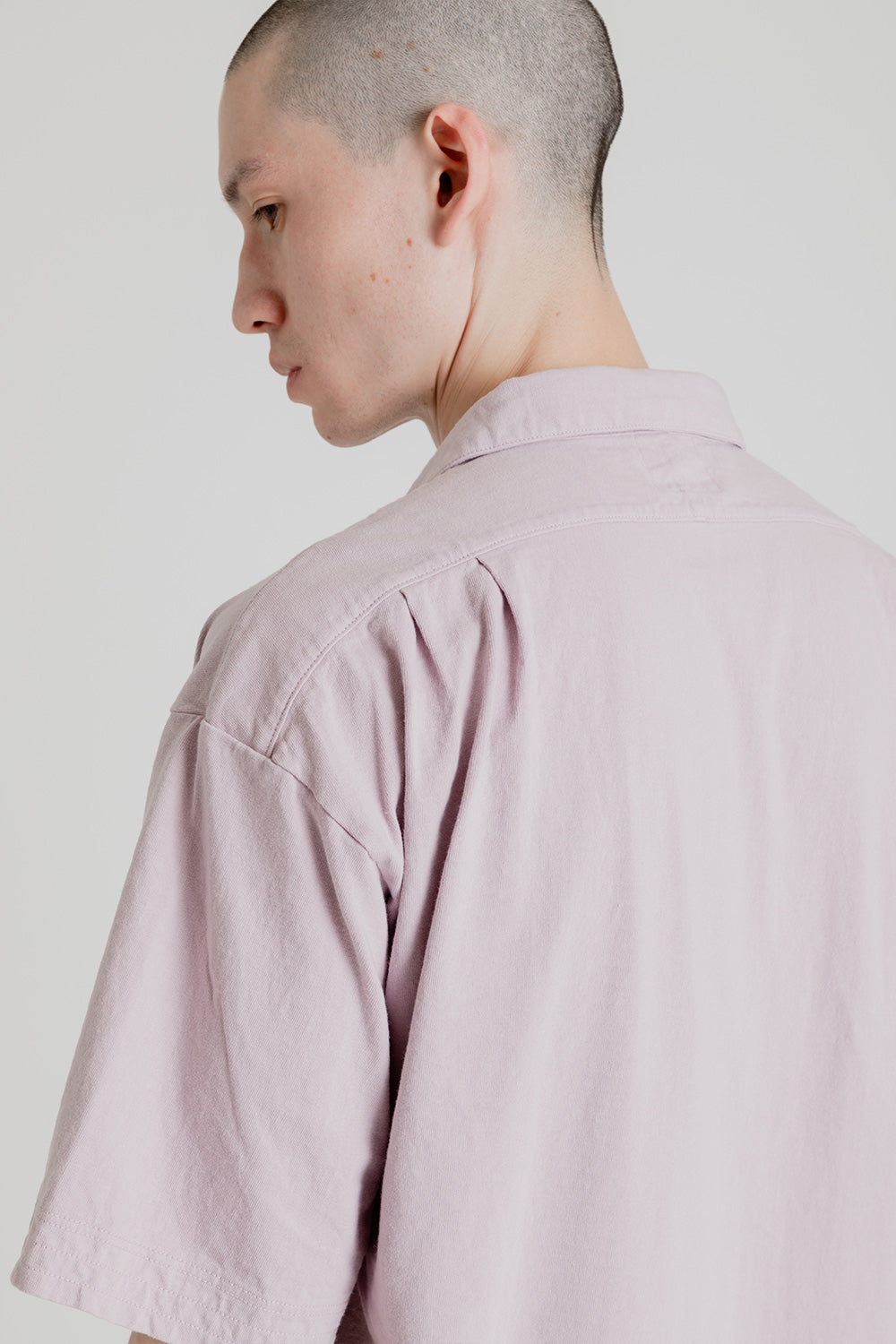 Jackman Baseball Shirt in Mist Purple