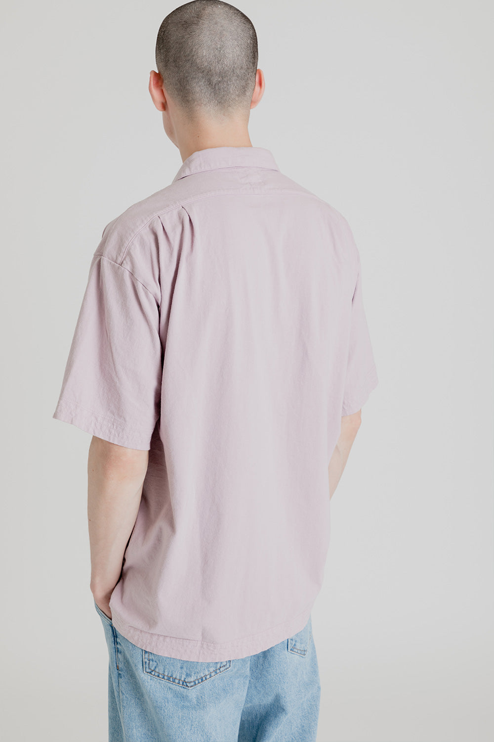 Jackman Baseball Shirt in Mist Purple