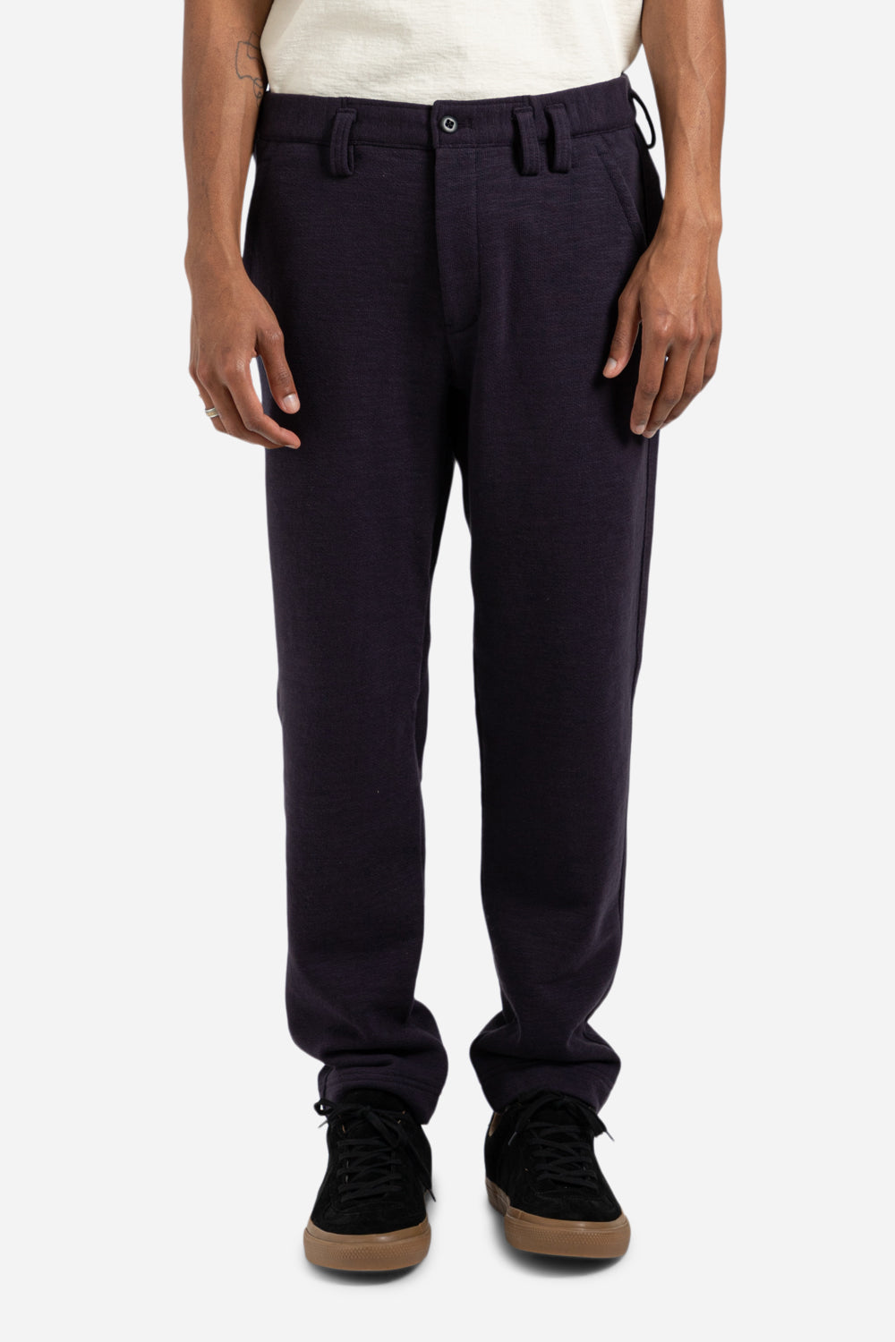 Jackman GG Sweat Trousers in Dark Purple - Wallace Mercantile Shop