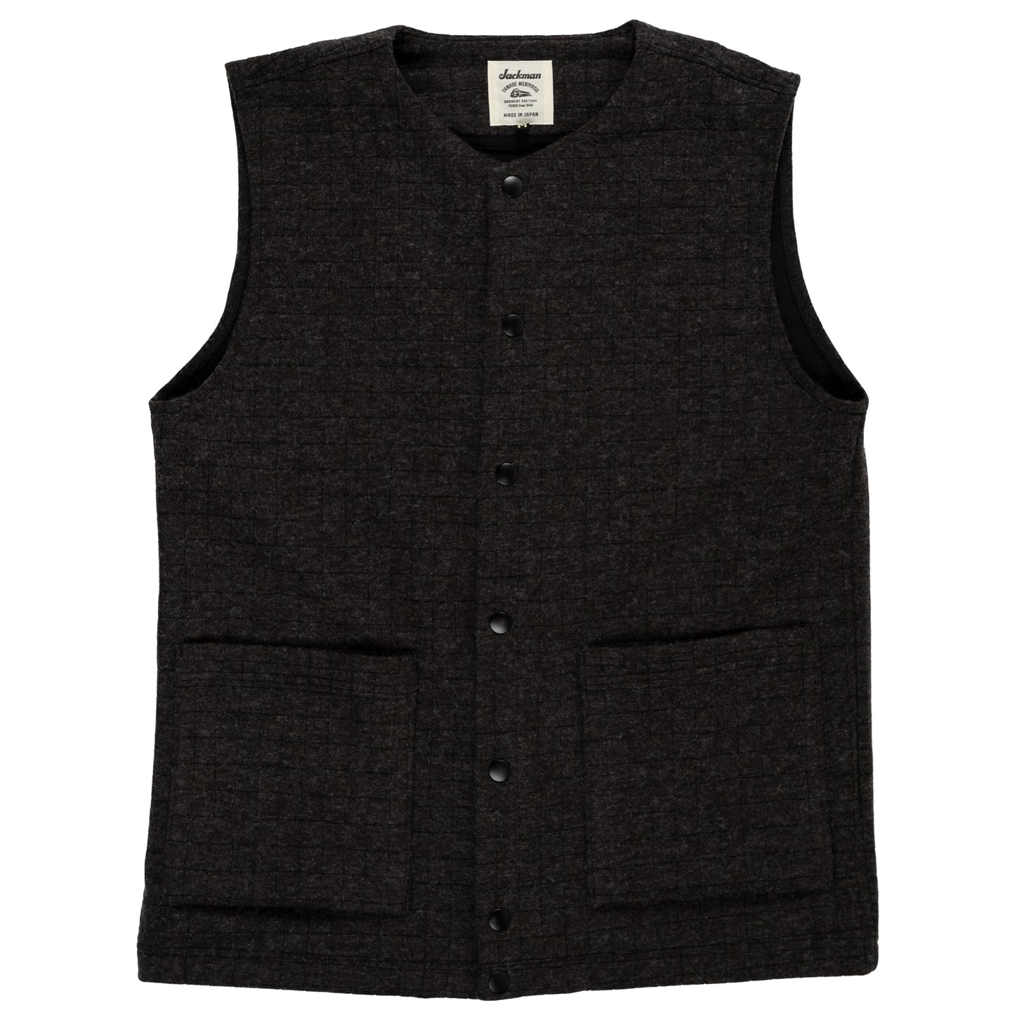 Jersey Vest - Charcoal - Wallace Mercantile Shop