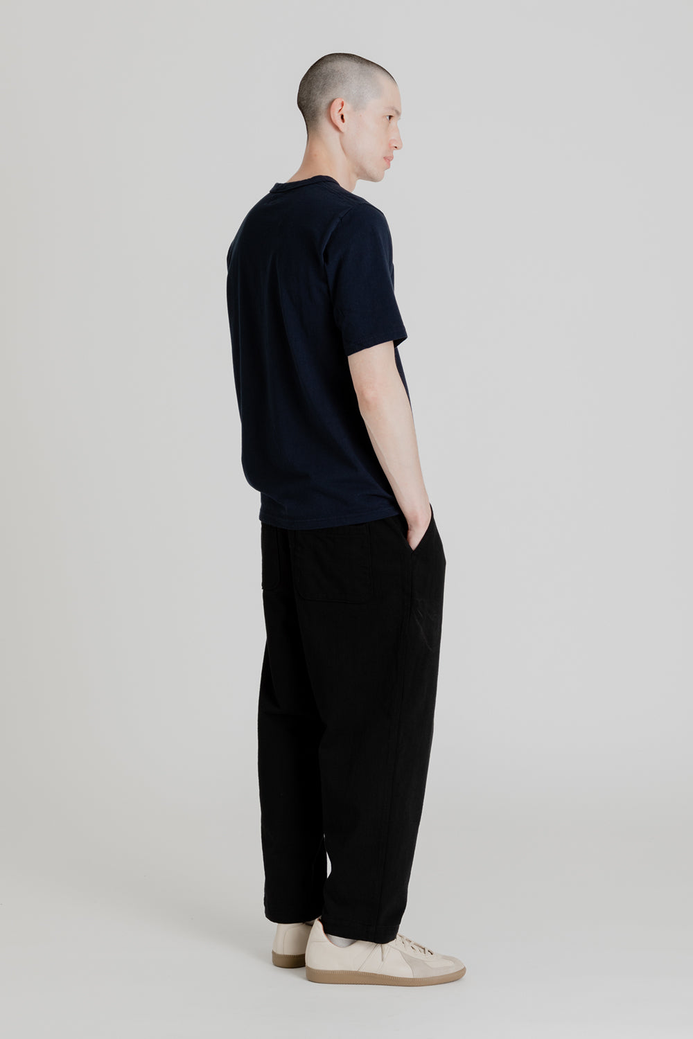 Jackman Lead Off T-Shirt in Dark Navy