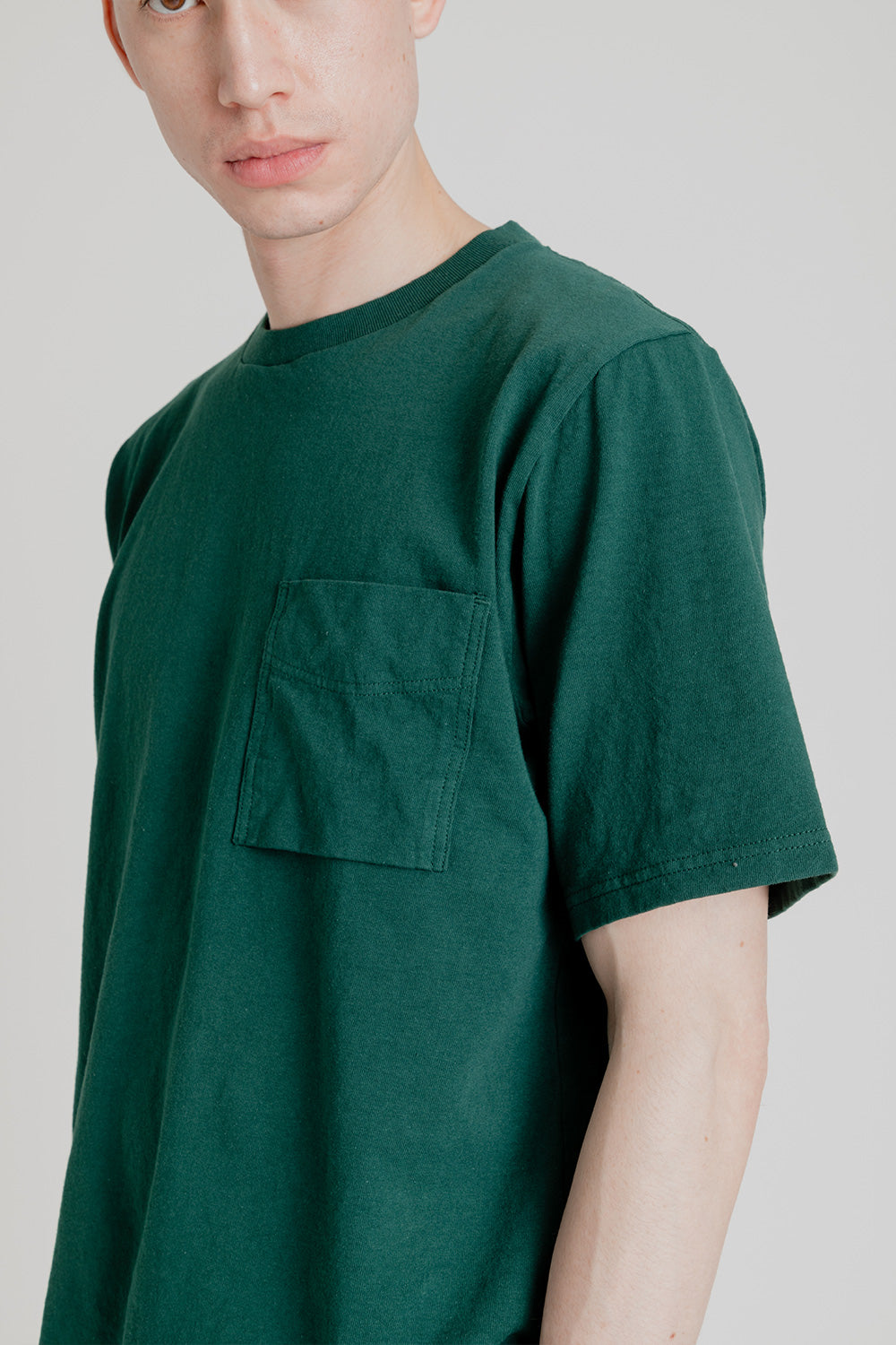 Jackman Pocket T-Shirt in Ivy Green