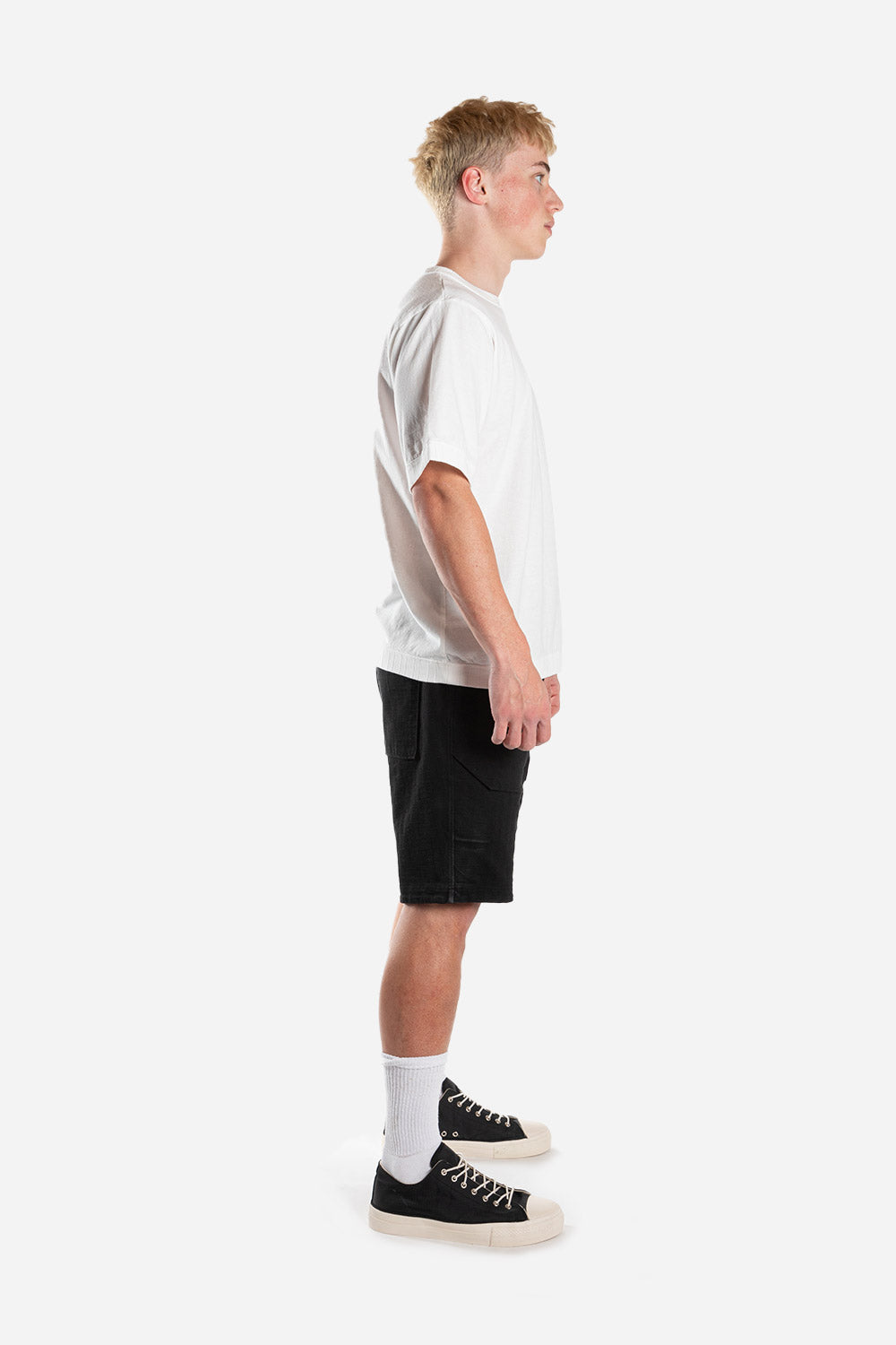 Ribbed T-Shirt - White - Wallace Mercantile Shop