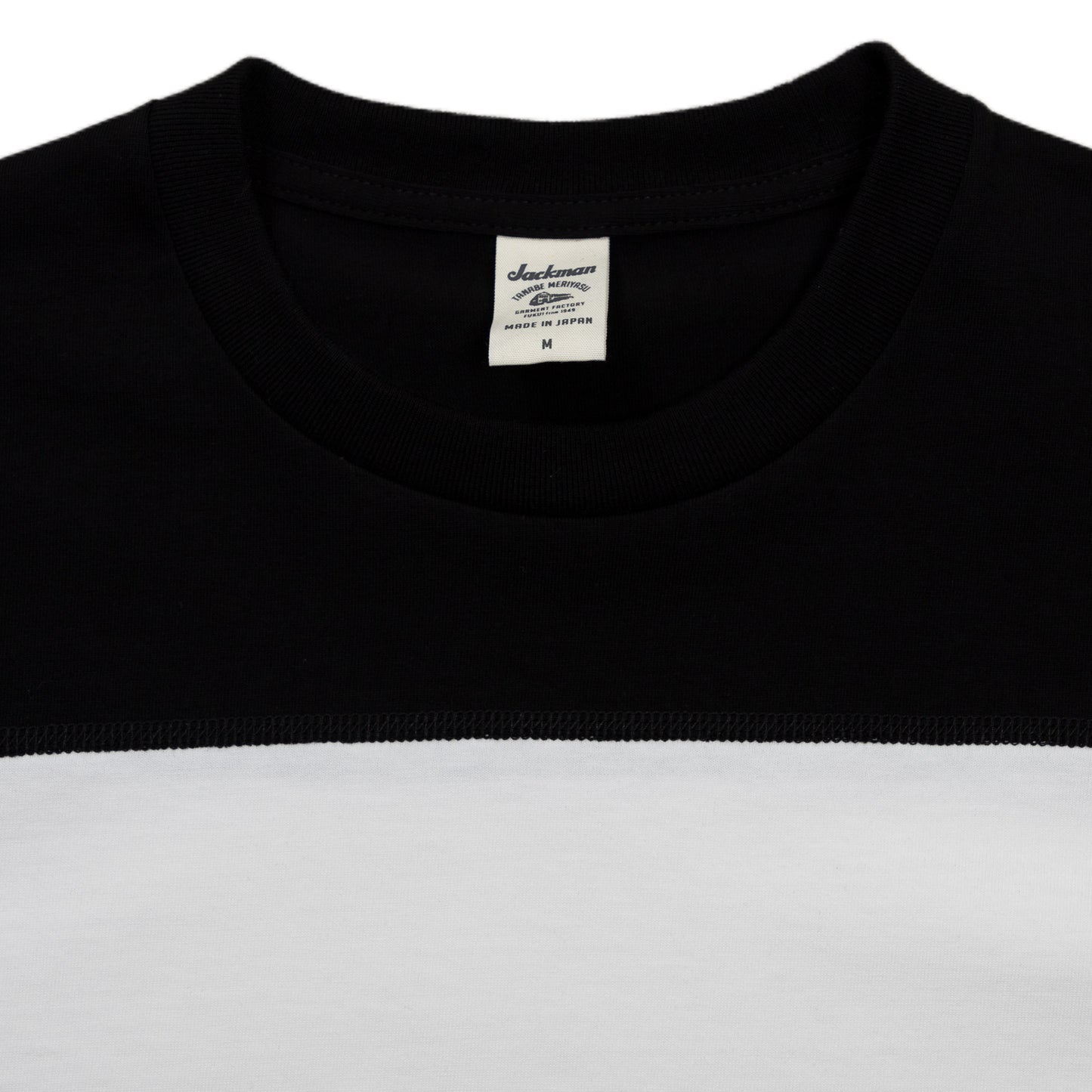 Border T-shirt Double Stripe - Black/White - Wallace Mercantile Shop