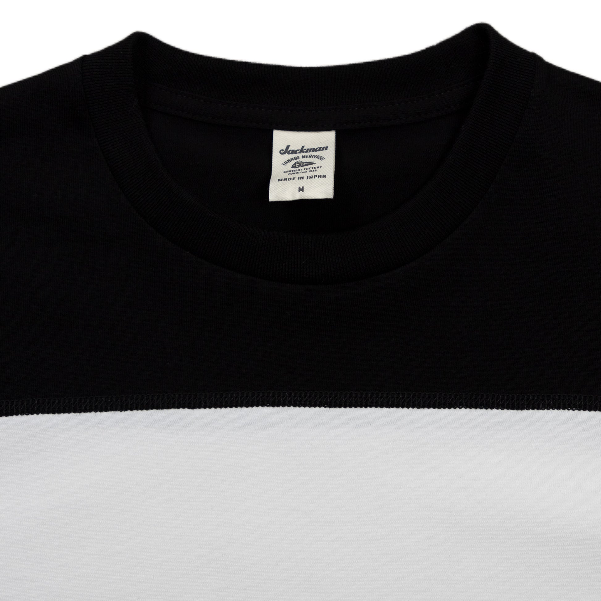 Border T-shirt Double Stripe - Black/White - Wallace Mercantile Shop