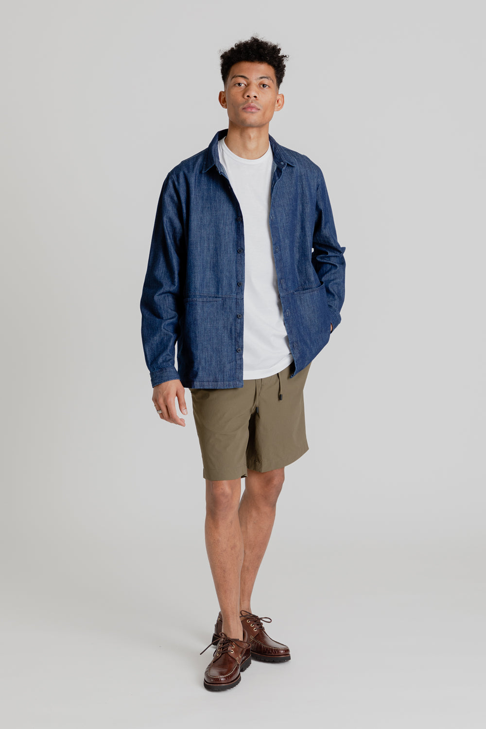 Kestin Armadale Shirt Jacket in Dark Denim