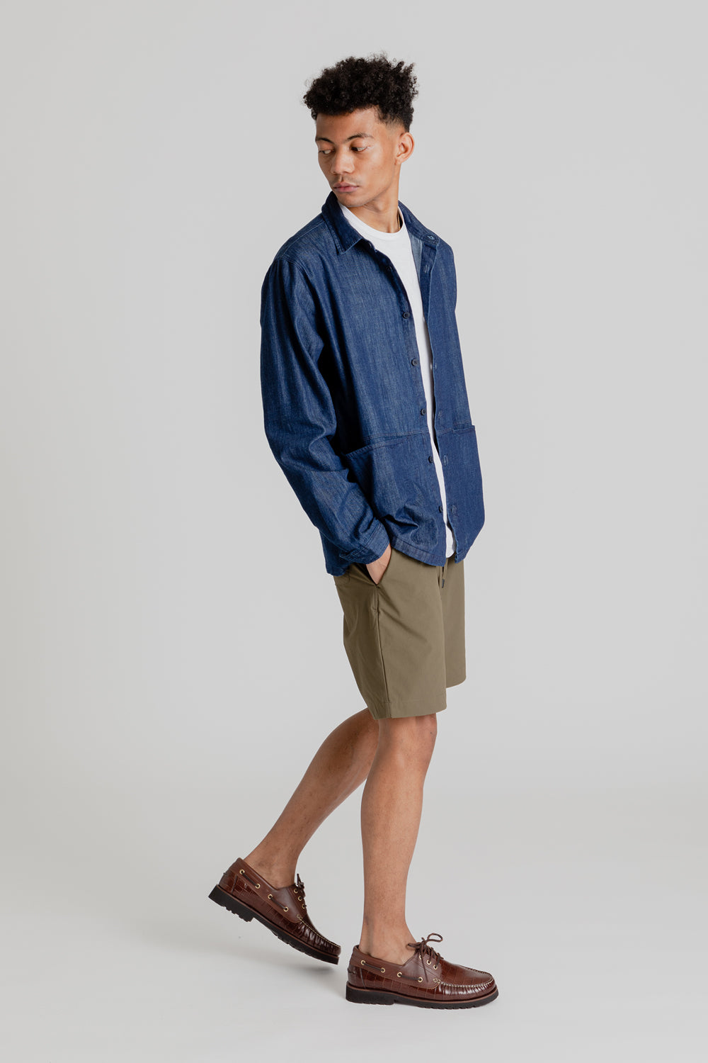 Kestin Armadale Shirt Jacket in Dark Denim