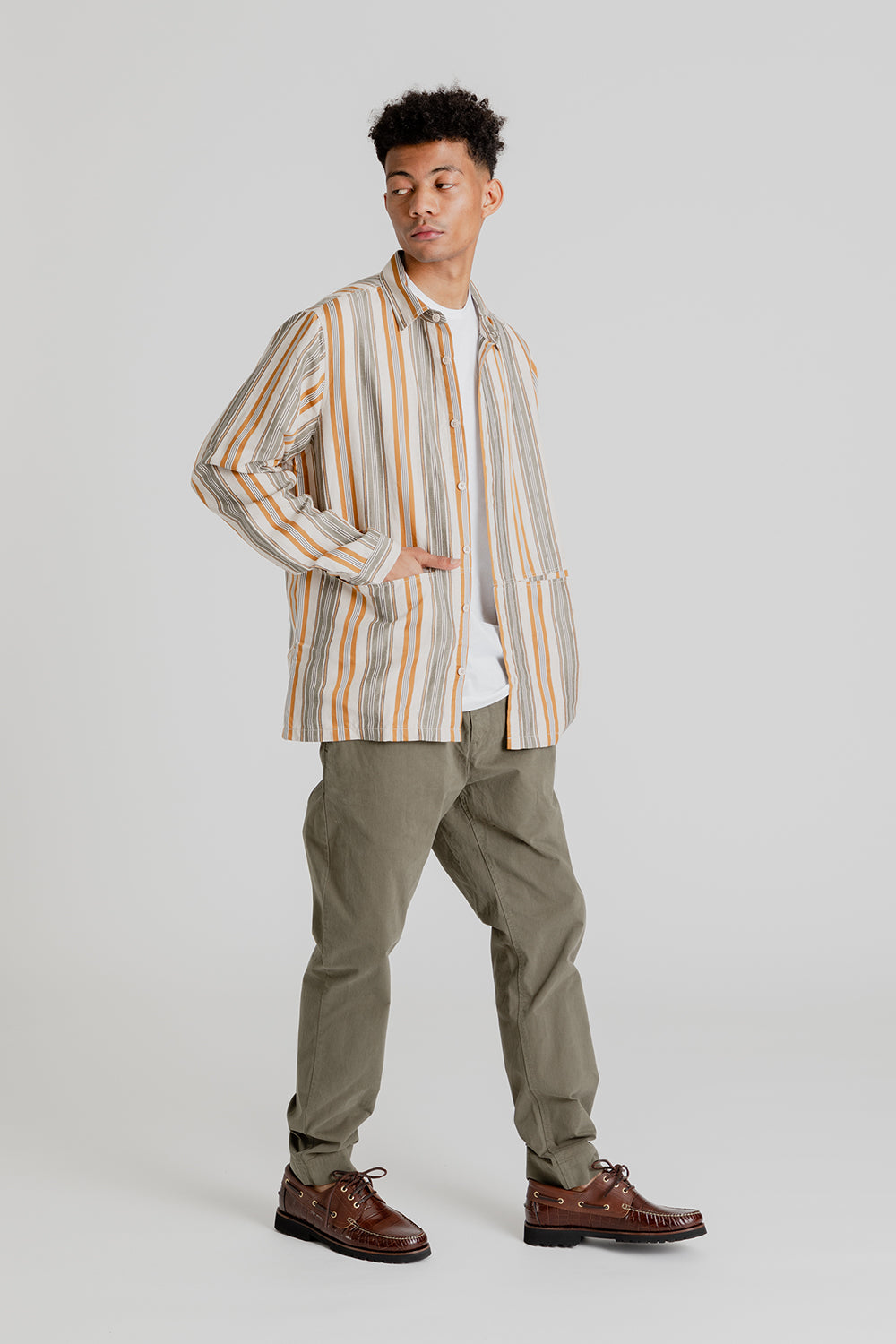 Kestin Armadale Shirt Jacket in Striped