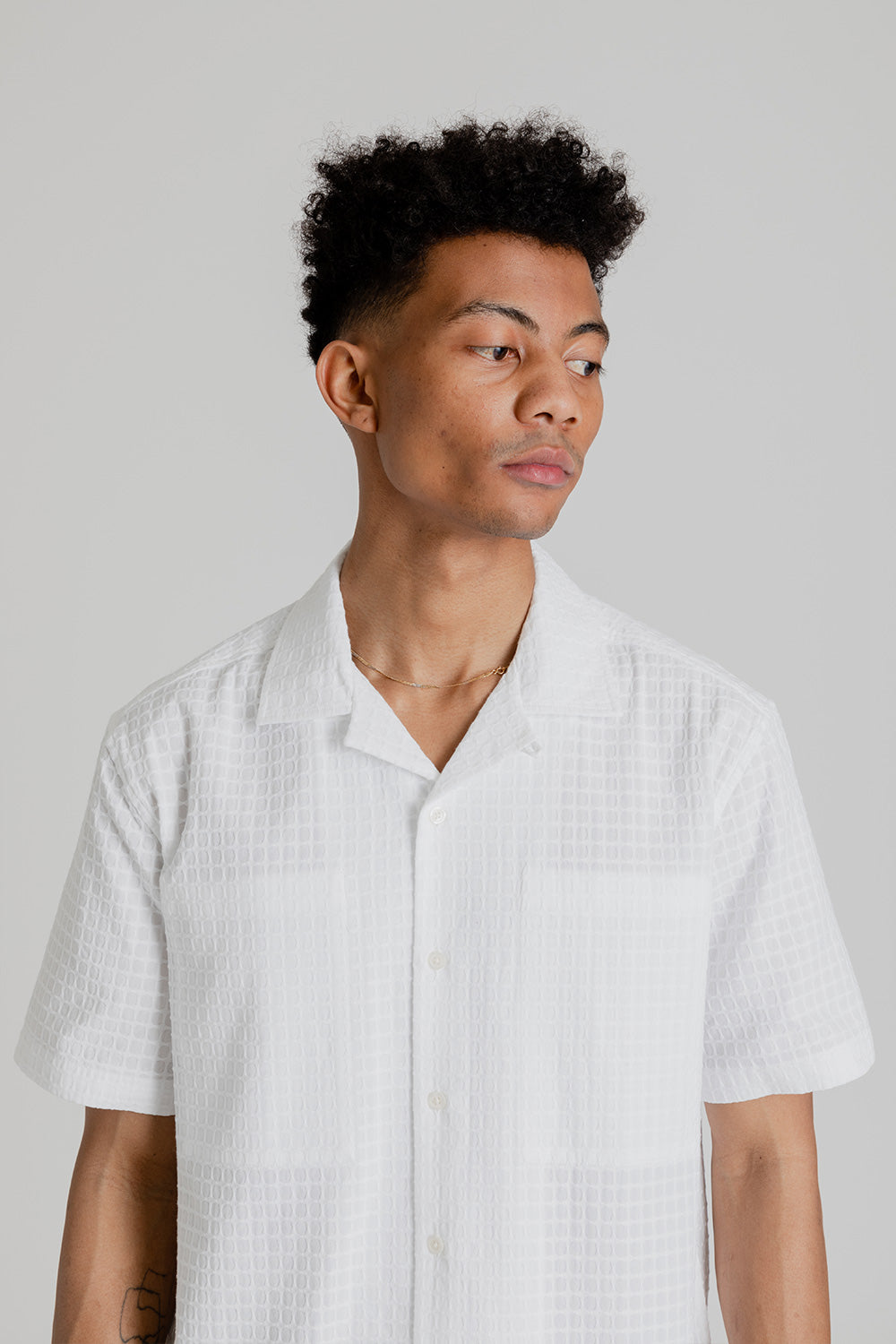 Kestin Eyemouth Shirt in White
