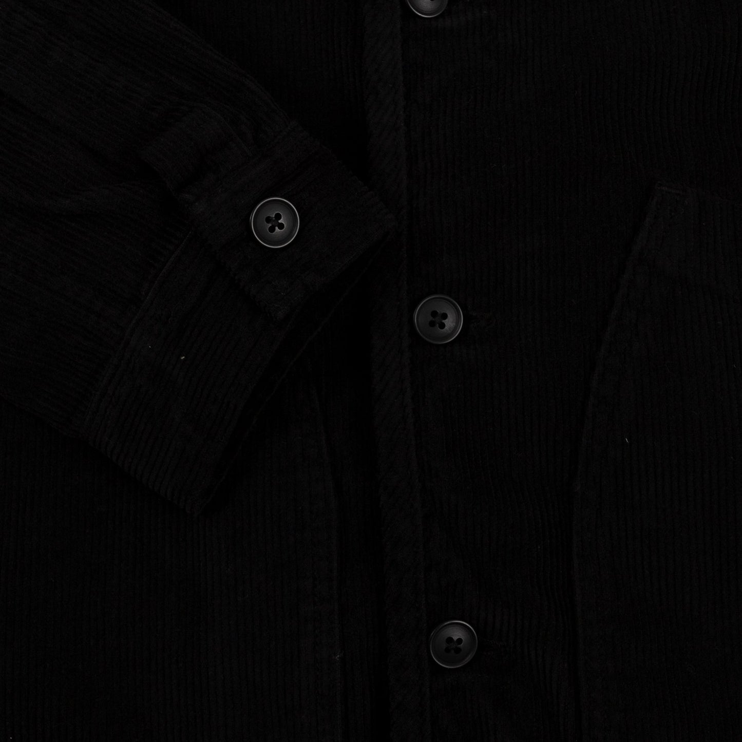 Kestin Hare Neist Overshirt in Black Cord