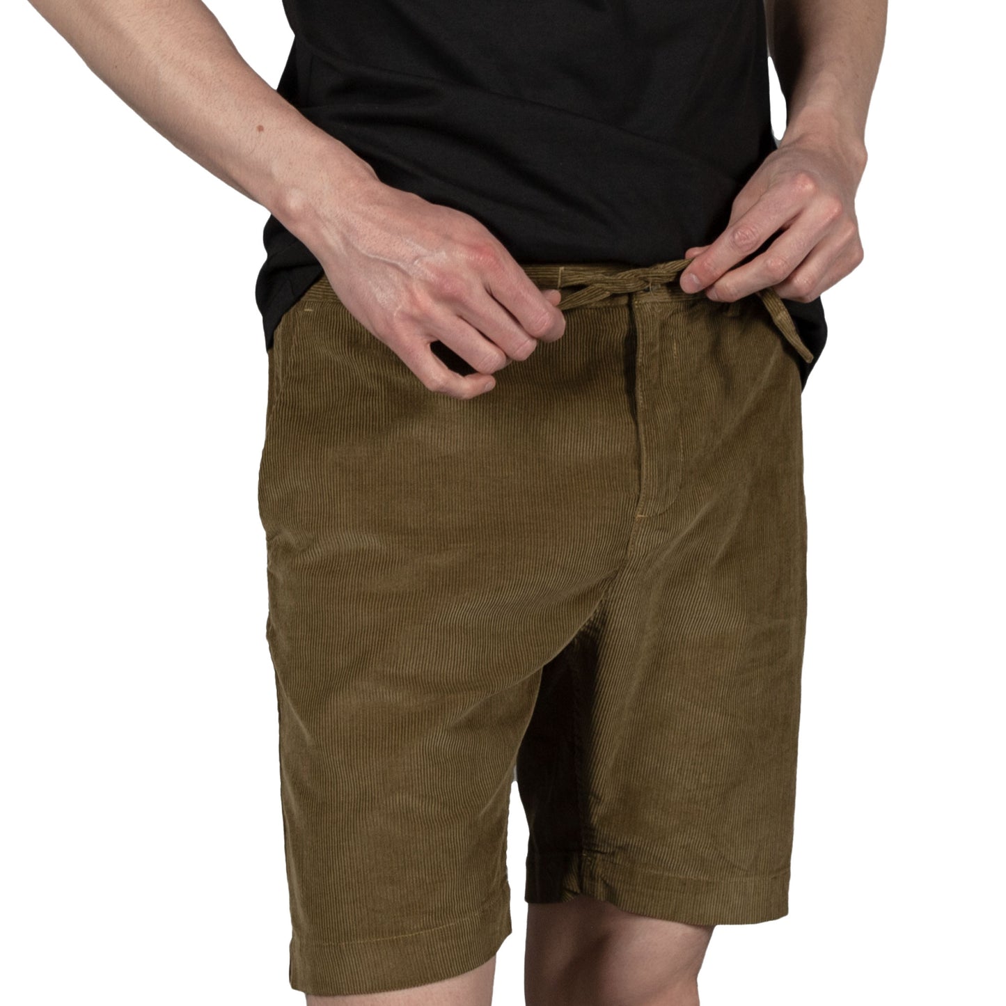 kestin inverness cord short moss green