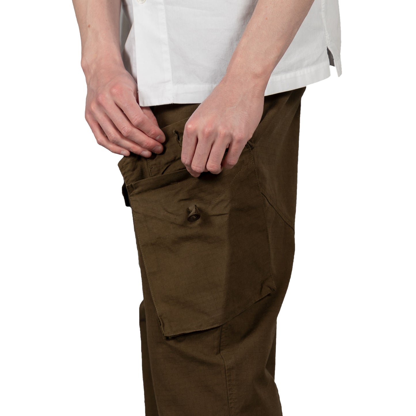 kestin luss trouser olive