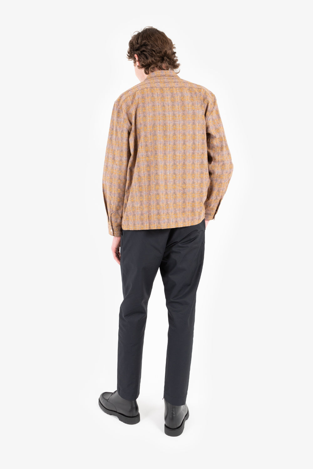 kestin tain shirt copper melange