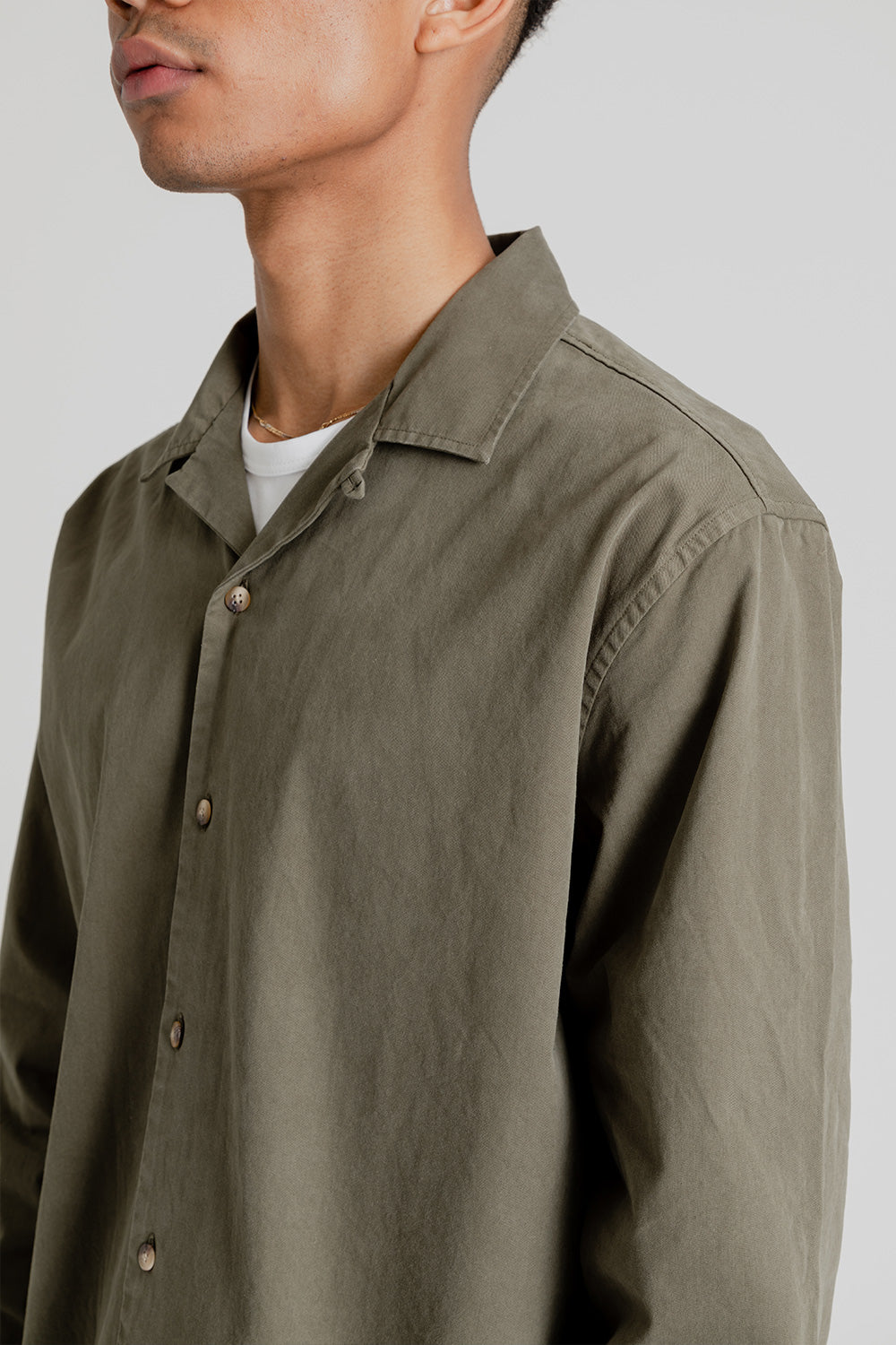 Kestin Tain Shirt in Olive