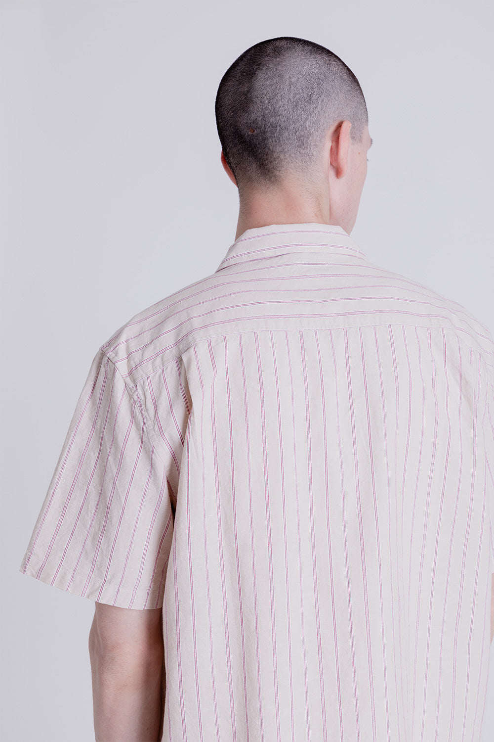 Knickerbocker Banded Camp Shirt in Tan