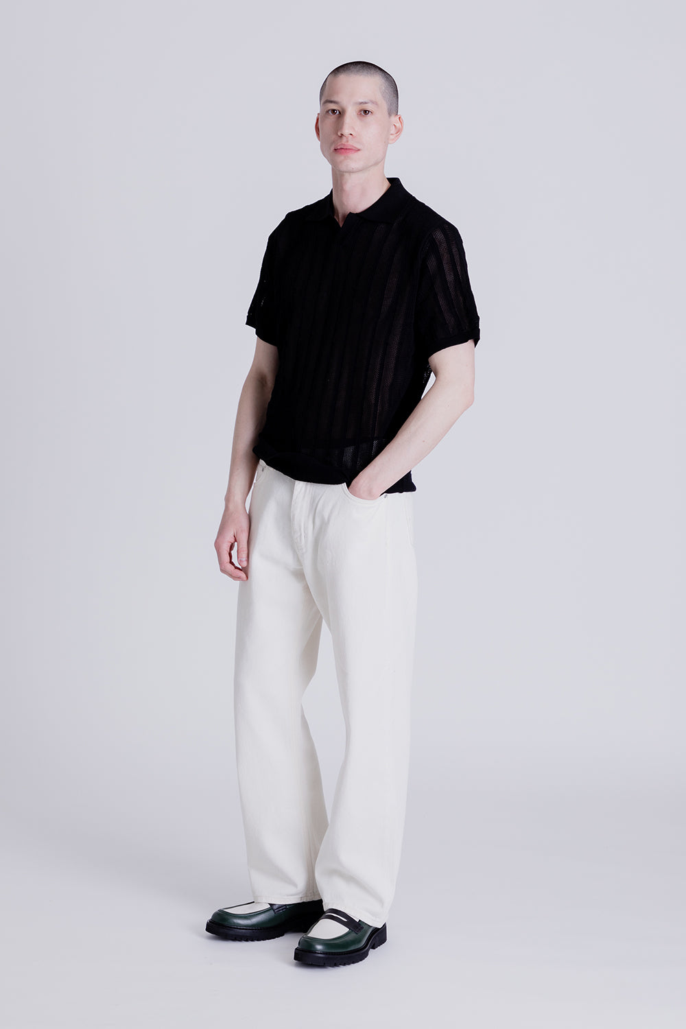 Knickerbocker Garden Polo in Black