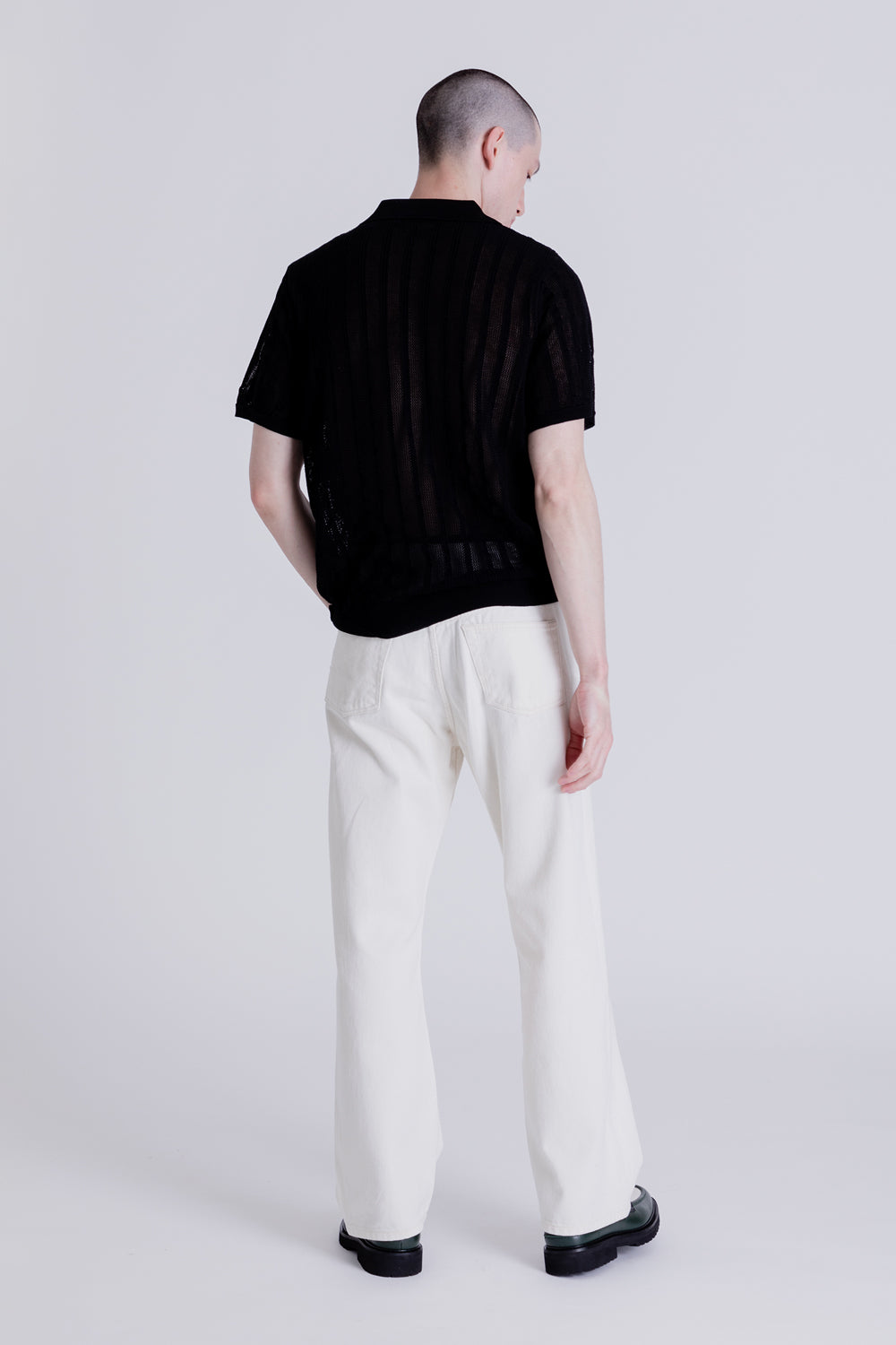 Knickerbocker Garden Polo in Black