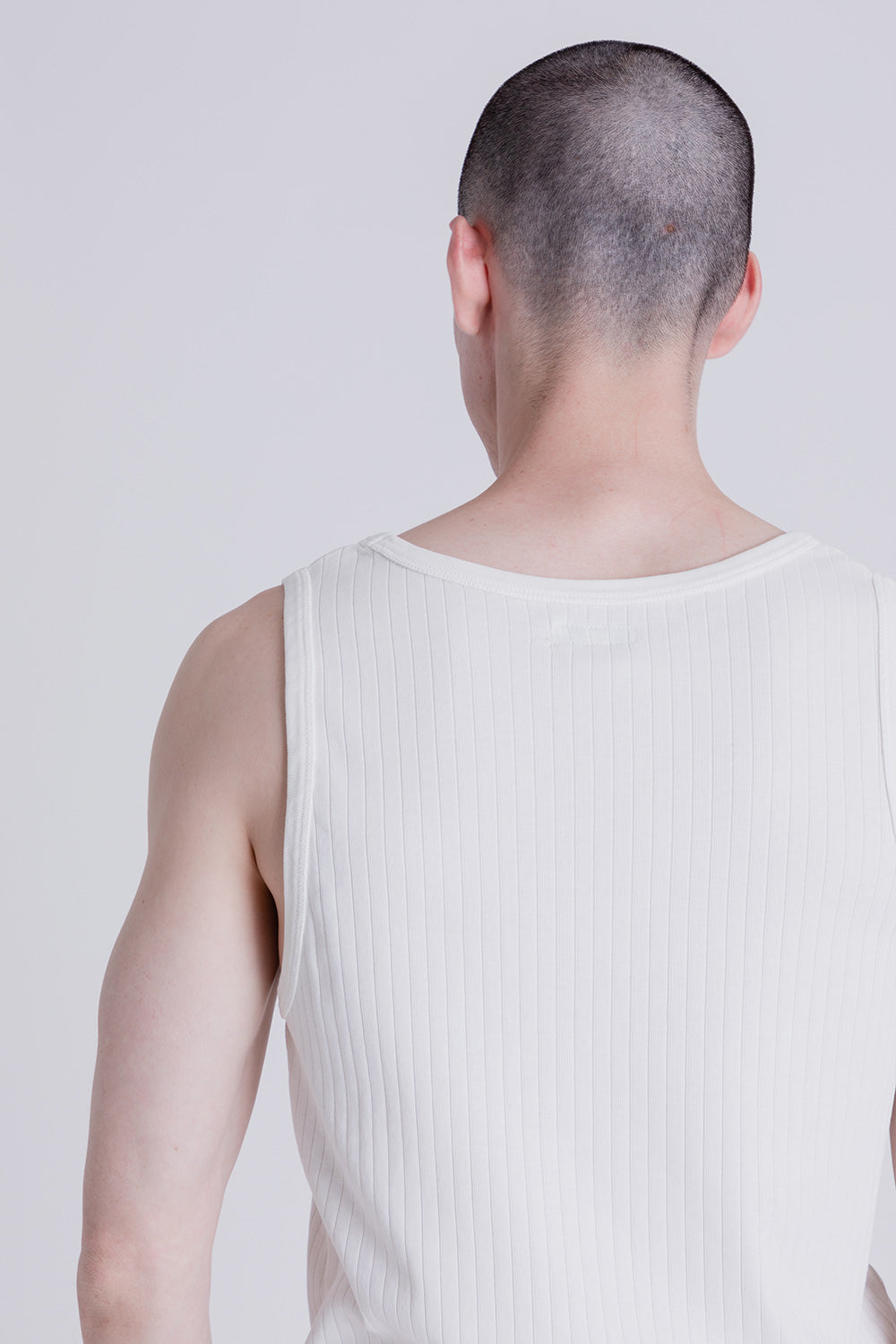 Knickerbocker Ladder Rib Tank in Milk